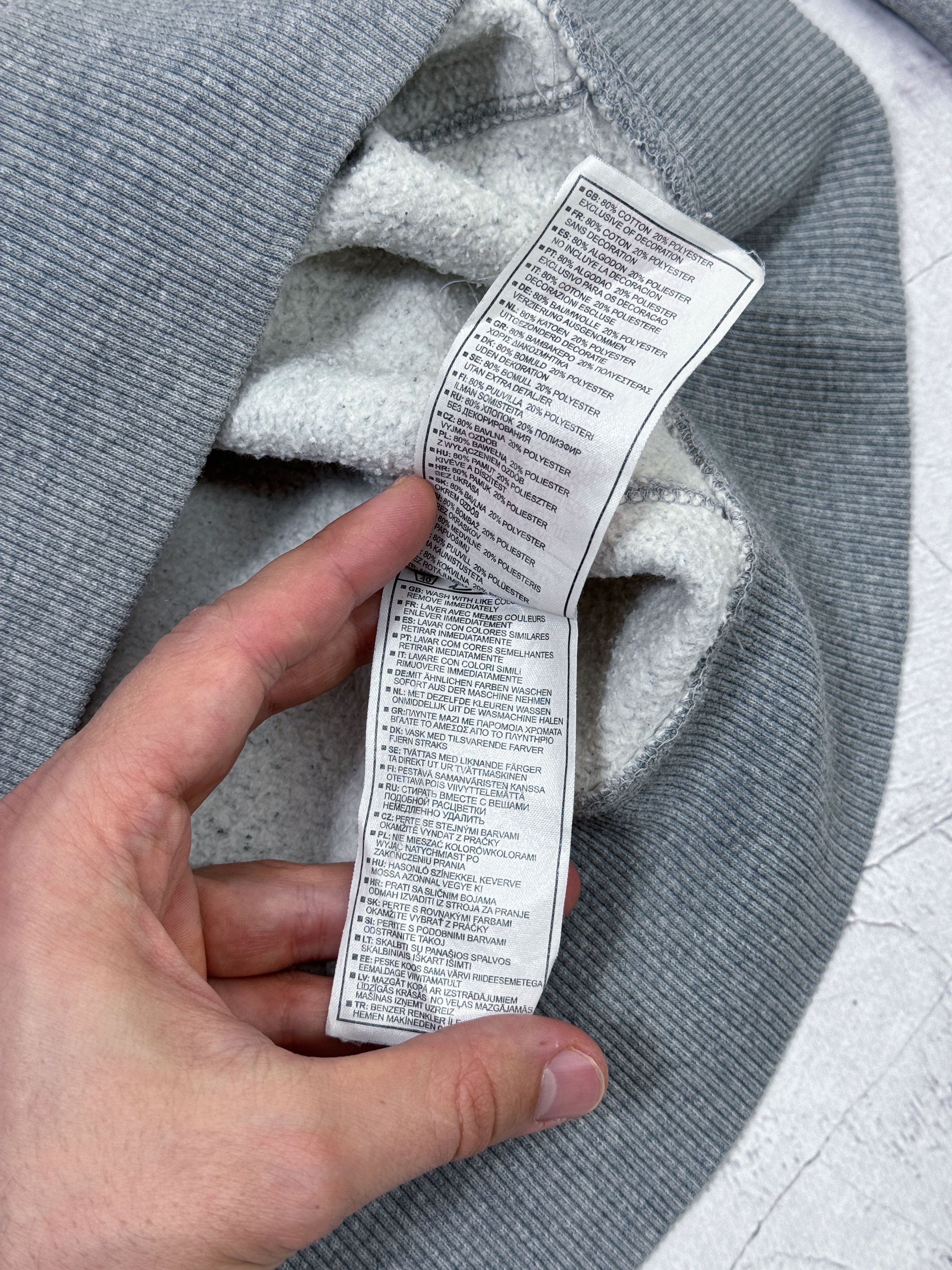 Nike × Vintage Y2K Nike Sweatshirt Small Swoosh Logo Basic Size US L / EU 52-54 / 3 - 17 Thumbnail