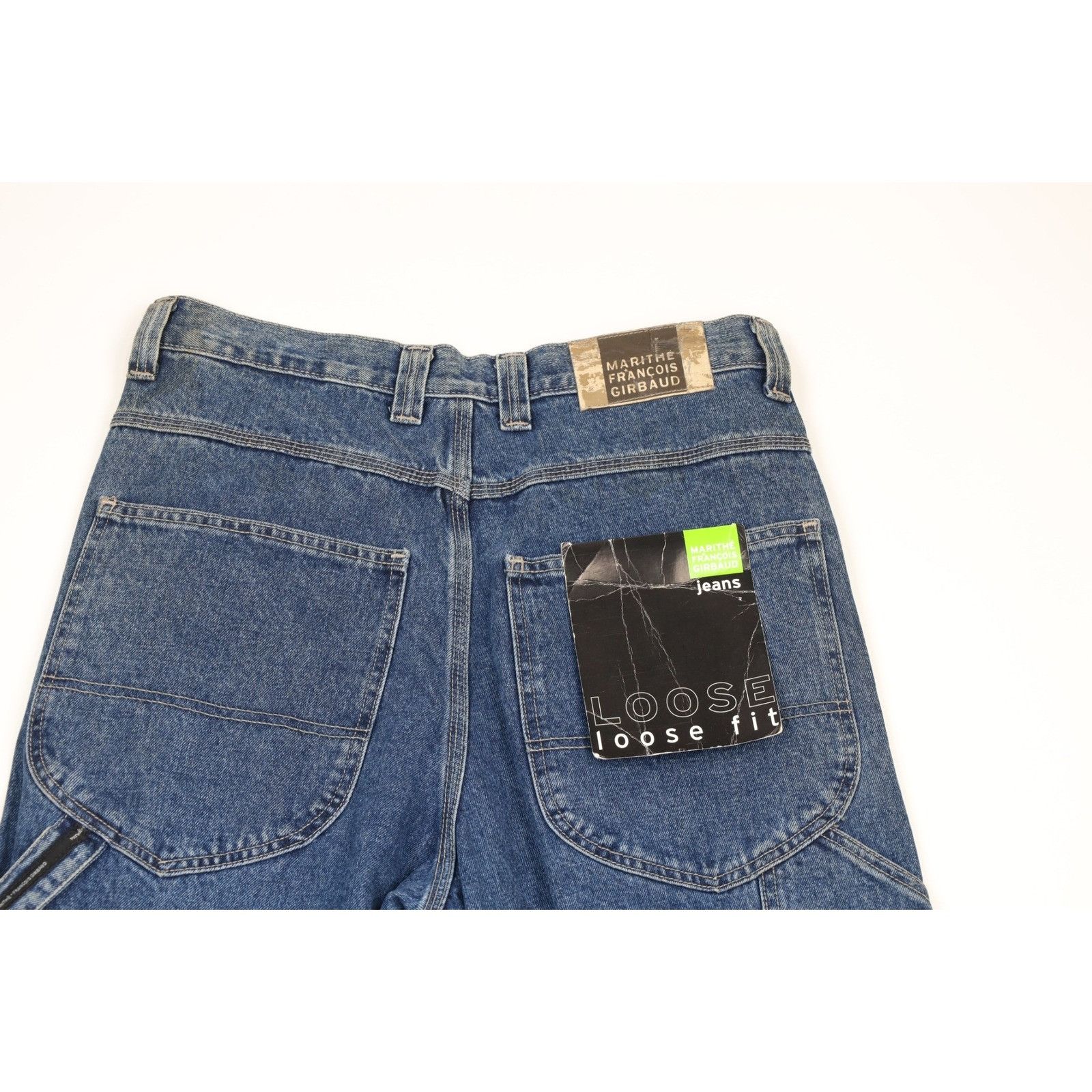 Marithe + Francois Girbaud × Vintage NOS Vintage 90s Marithe Francois Girbaud Baggy Jeans Blue Size US 32 / EU 48 - 9 Thumbnail