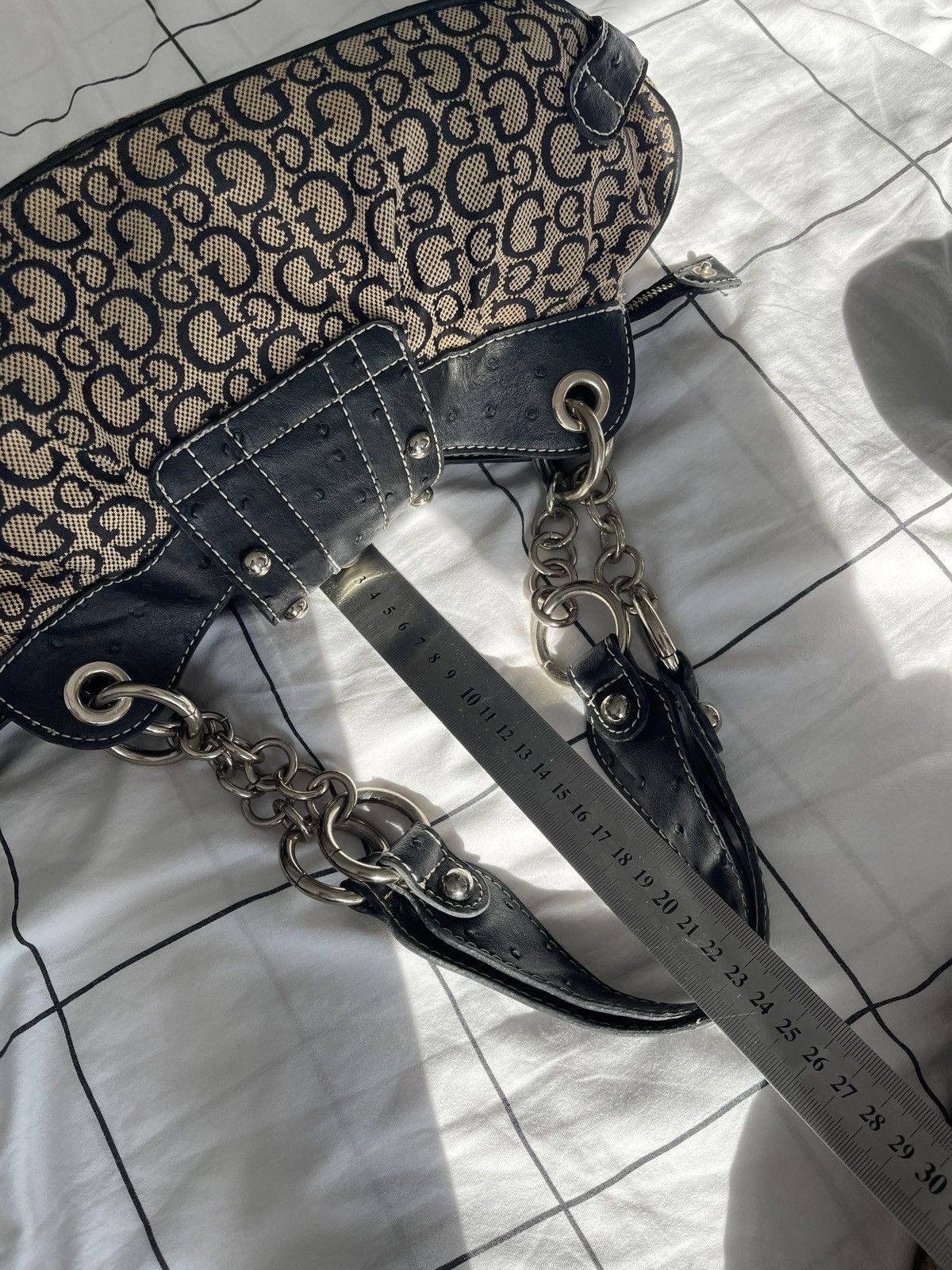 Guess Guess vintage buckle logo bag Monogram mini 00s Y2k Handbag Size ONE SIZE - 22 Thumbnail