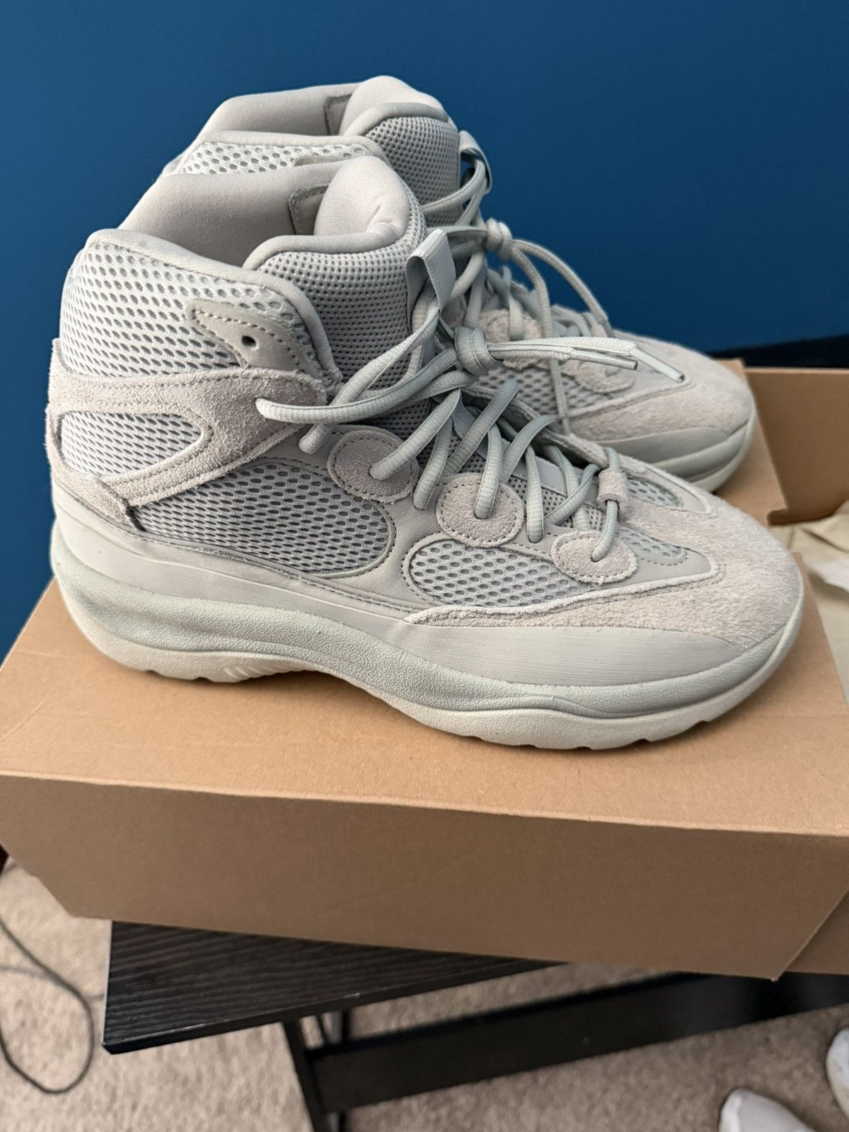 Yeezy Adidas Yeezy Desert Boot 'Salt' Size US 10 / EU 43 - 7 Thumbnail