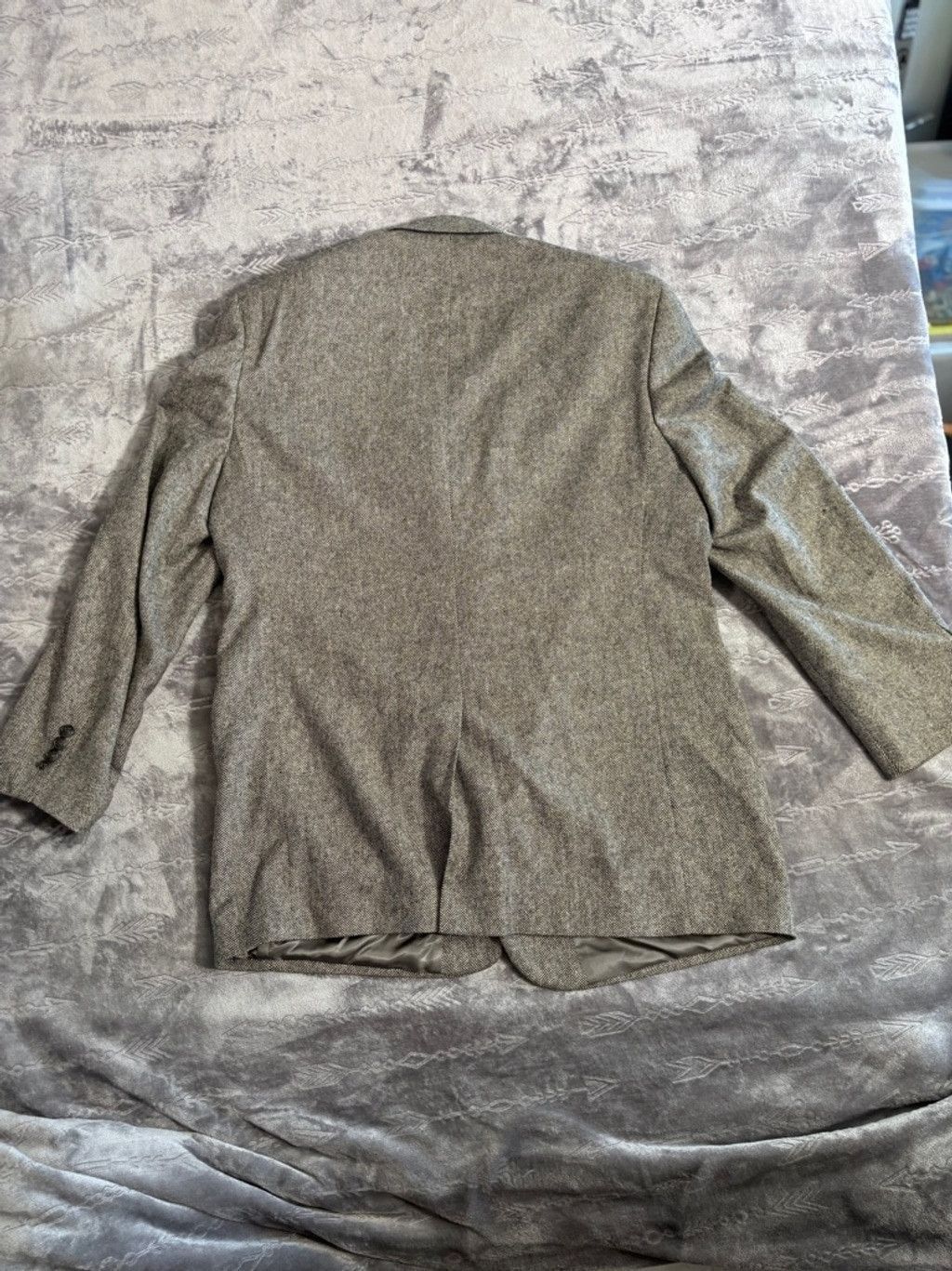 Bill Blass Men's Bill Blass Cashmere Blazer Gray Black 46 Long Size XL / US 12-14 / IT 48-50 - 9 Thumbnail