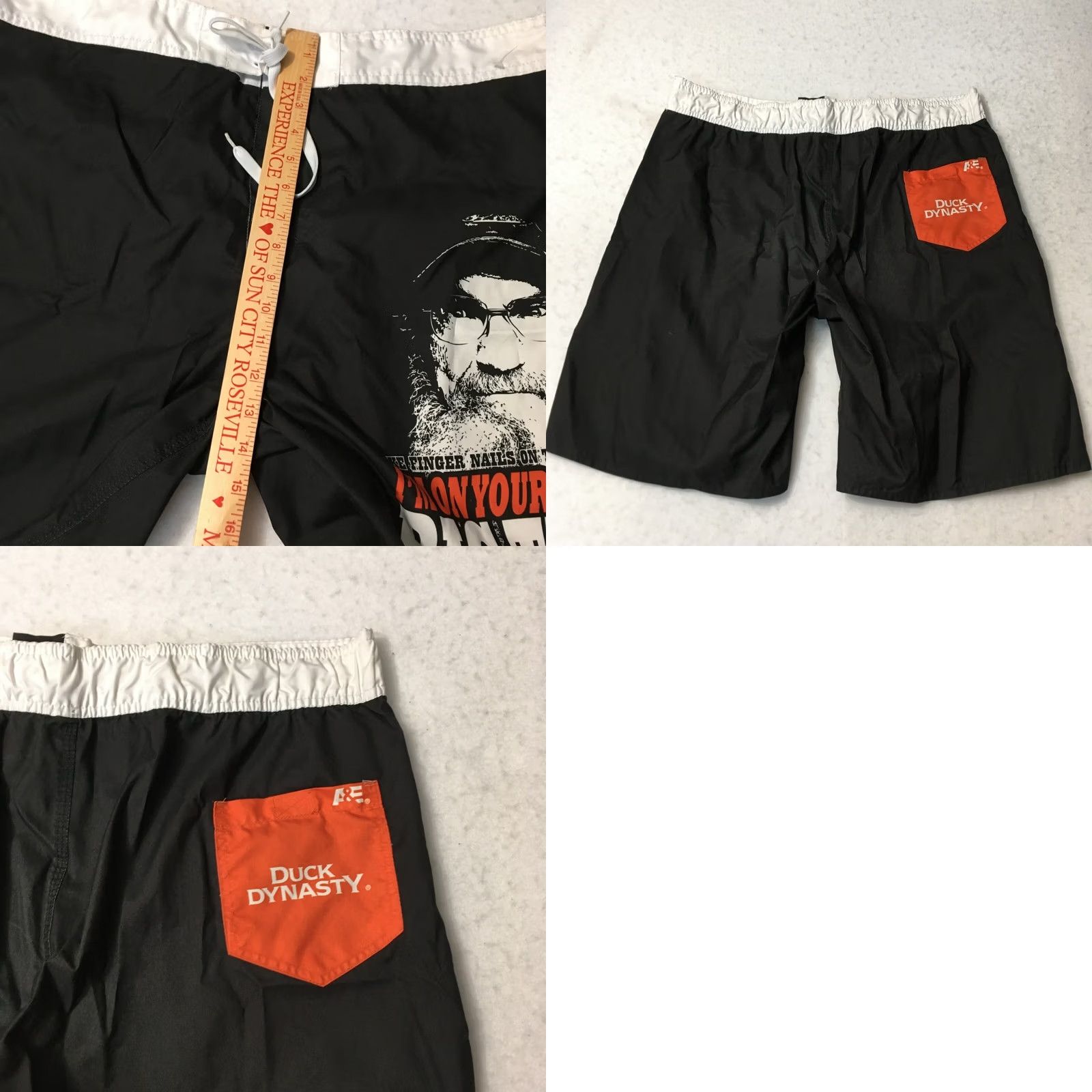 Vintage DUCK DYNASTY black graphic big time SI Shorts Men 38 BIG TIME Size US 38 / EU 54 - 8 Thumbnail