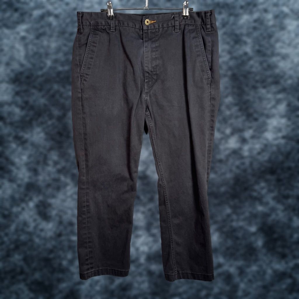 Levi's Levis Pants Men 34x26 Black Straight Chino Cotton Blend 5-Pocket Levi's 500 Series Mens Regular Jeans? Size US 34 / EU 50 - 1 Thumbnail