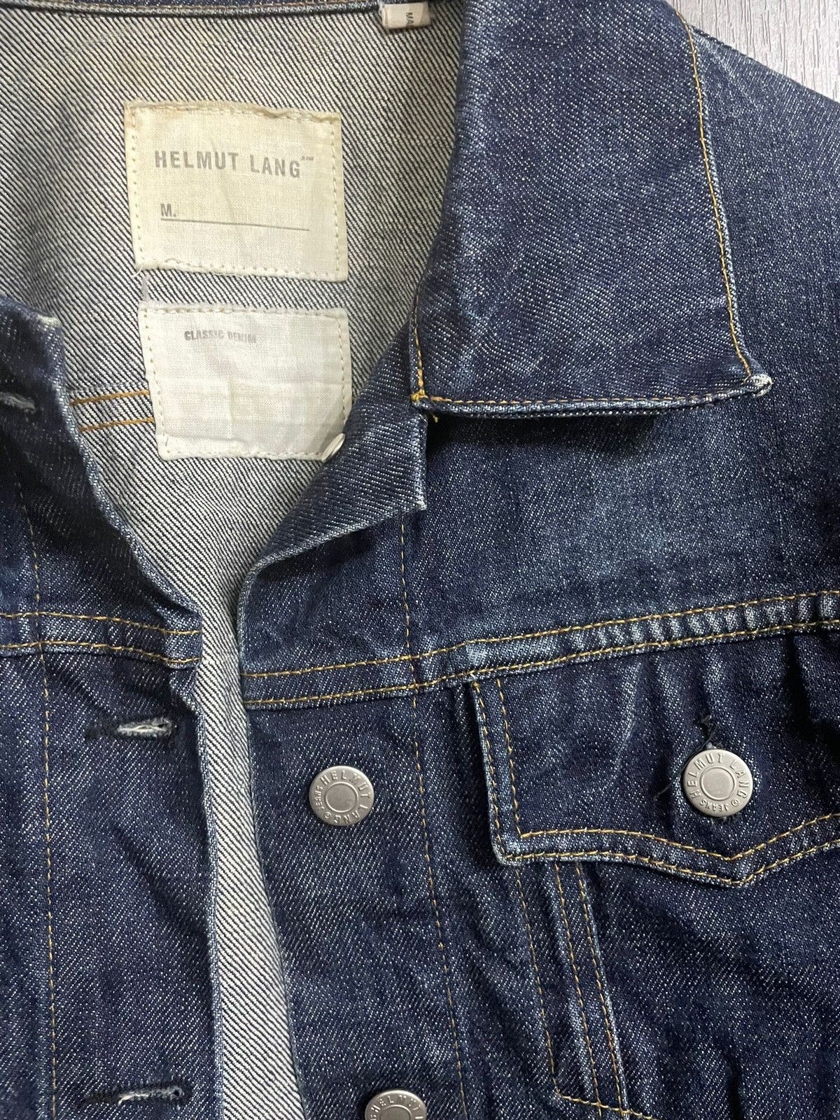 Helmut Lang Helmut lang denim jacket Size US M / EU 48-50 / 2 - 2 Thumbnail