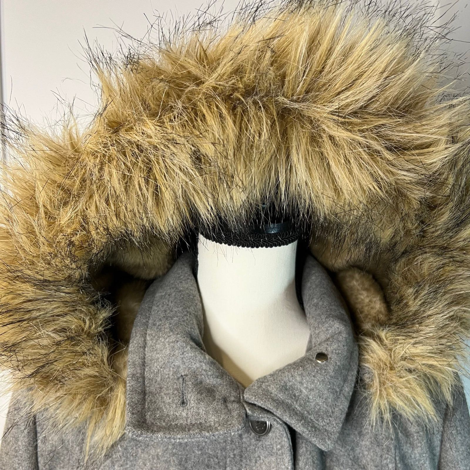 Esprit Esprit Women's Gray Wool Blend Coat Size XL Size XL / US 12-14 / IT 48-50 - 4 Thumbnail