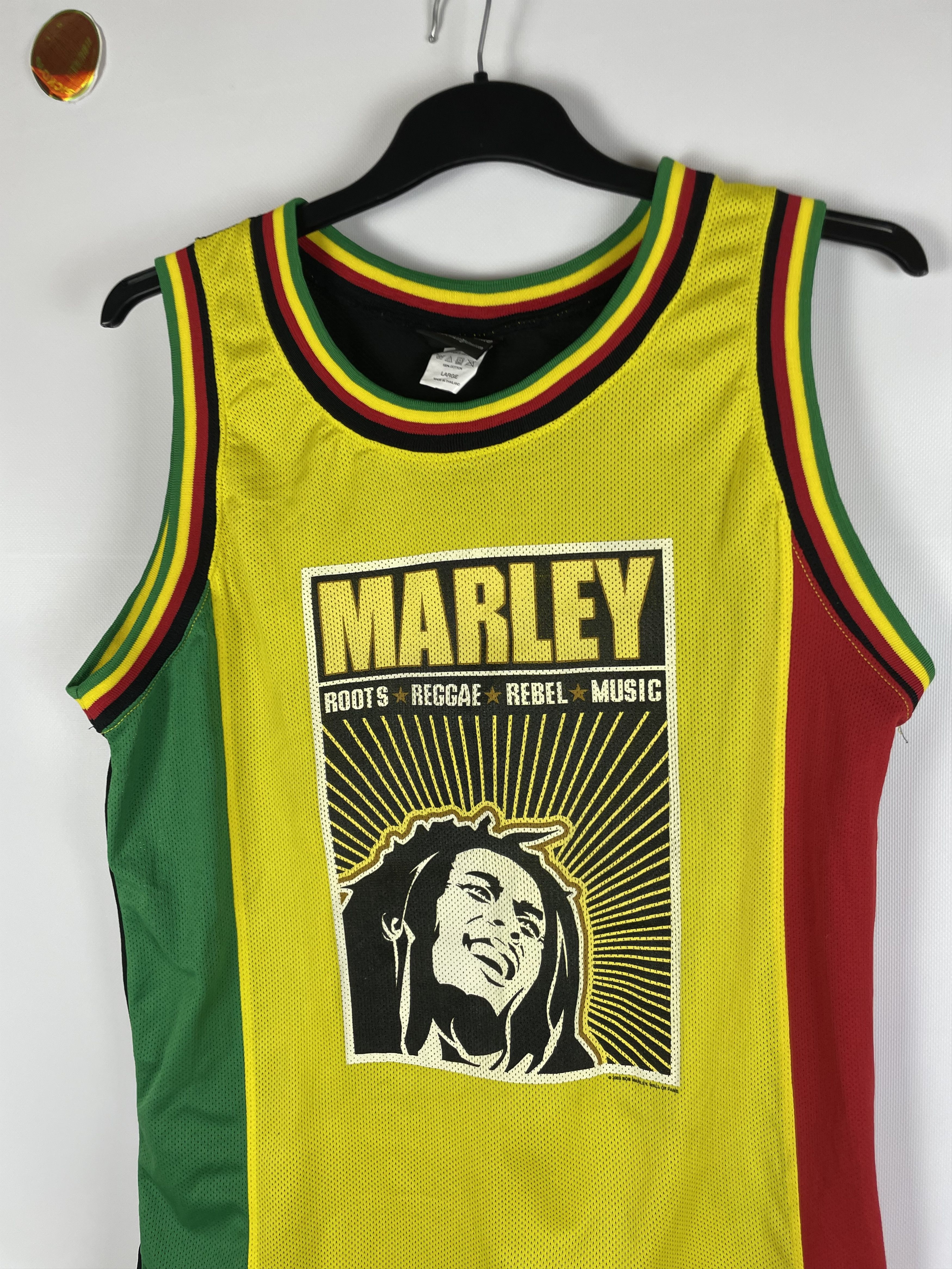 Band Tees Vintage Y2K Bob Marley Rasta Tee 90s Size US L / EU 52-54 / 3 - 3 Thumbnail