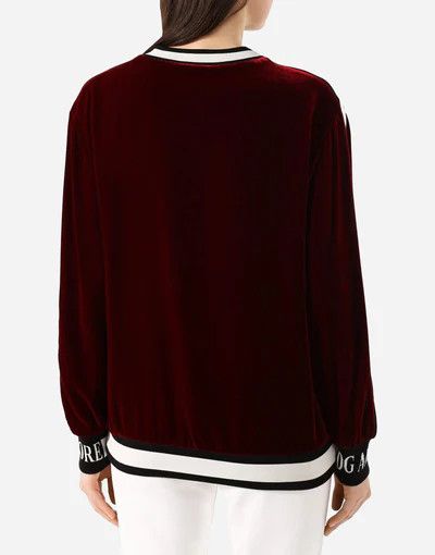 Dolce & Gabbana o1y0925 Crewneck Sweatshirt in Burgundy Size XS / US 0-2 / IT 36-38 - 3 Thumbnail