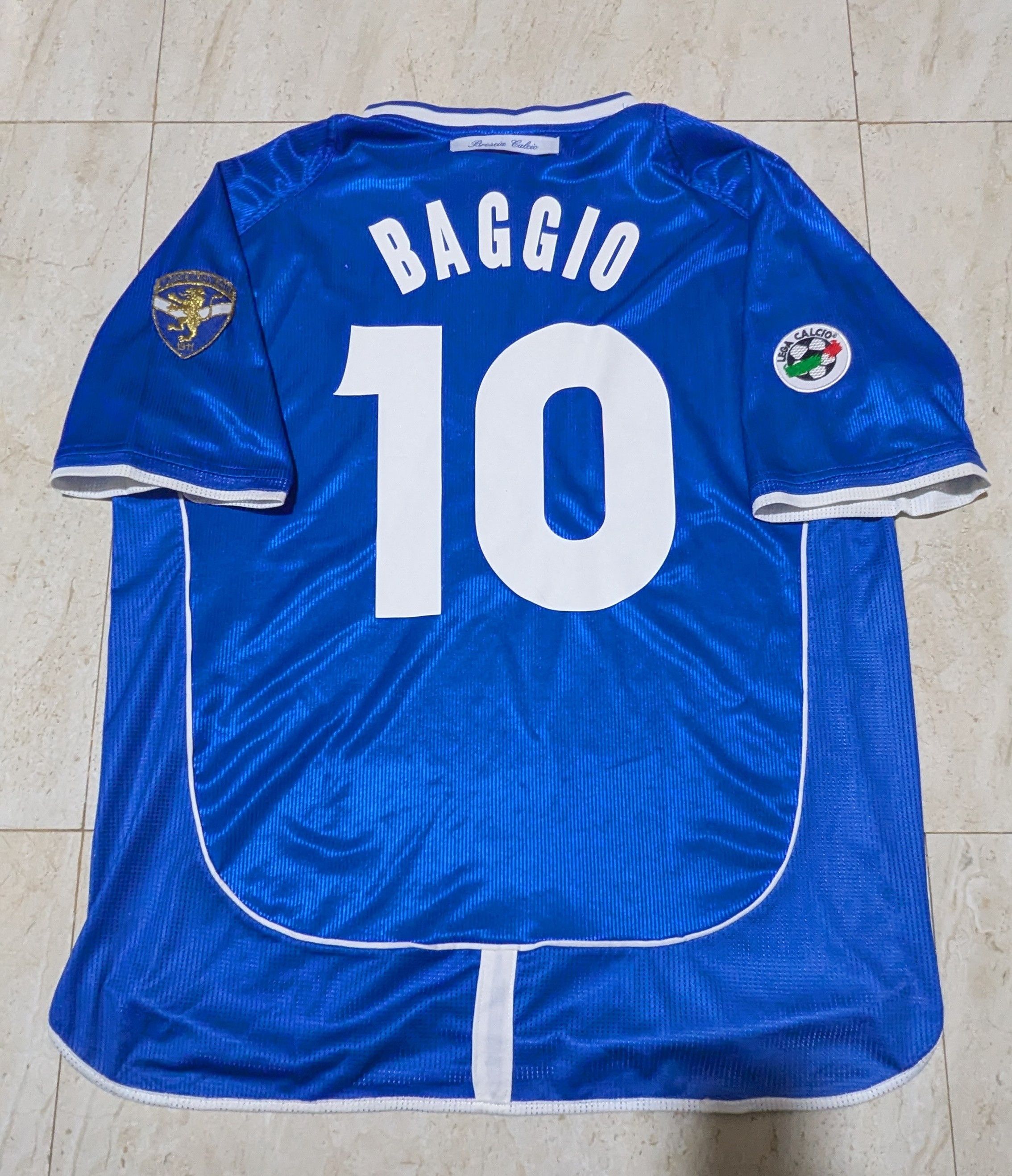 Umbro Jersey Brescia 2002 home Baggio football shirt Size US L / EU 52-54 / 3 - 2 Thumbnail