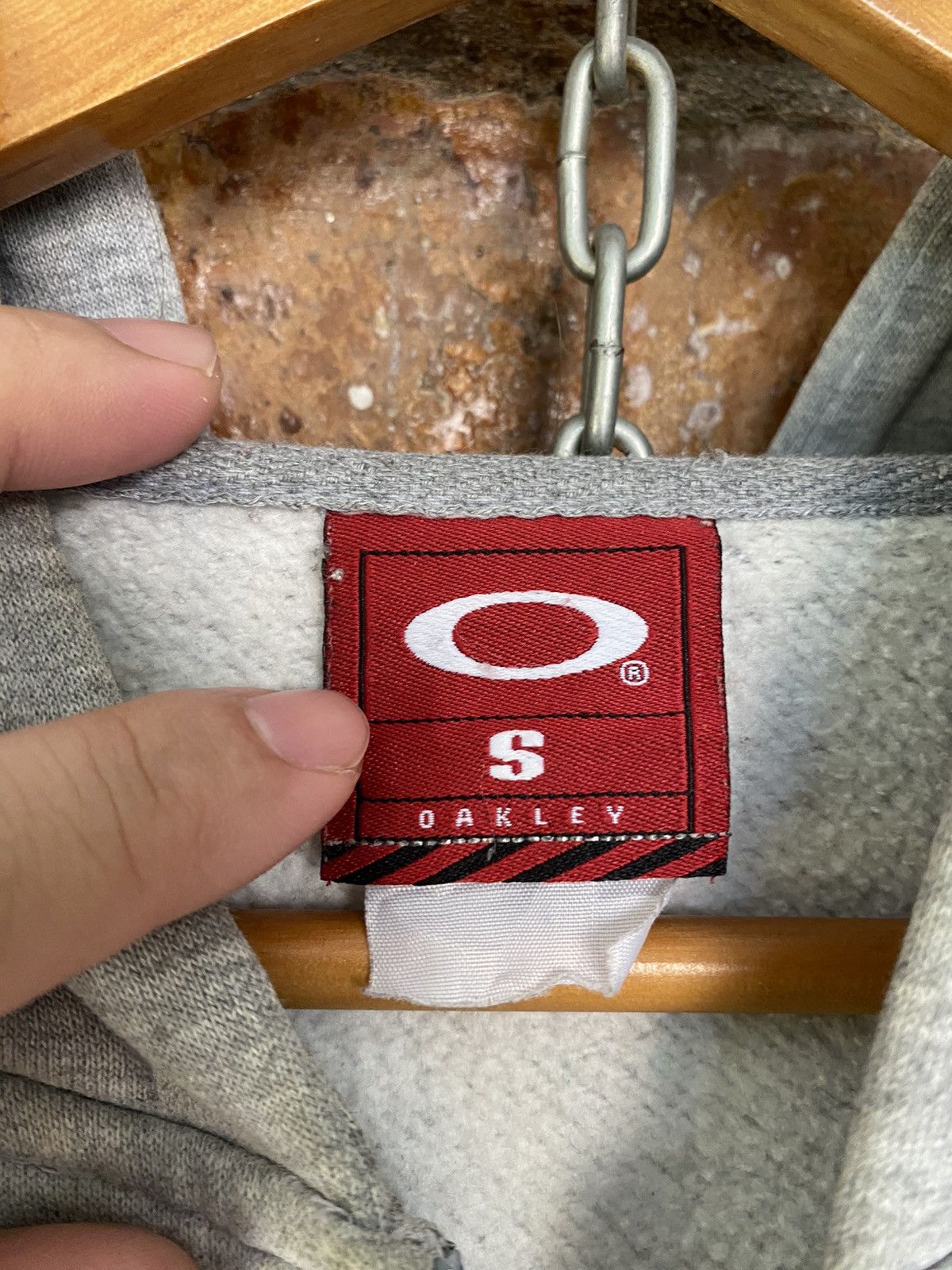 Oakley × Vintage 1990s software industry Zipper spell-out logo hoodie Size US M / EU 48-50 / 2 - 12 Thumbnail