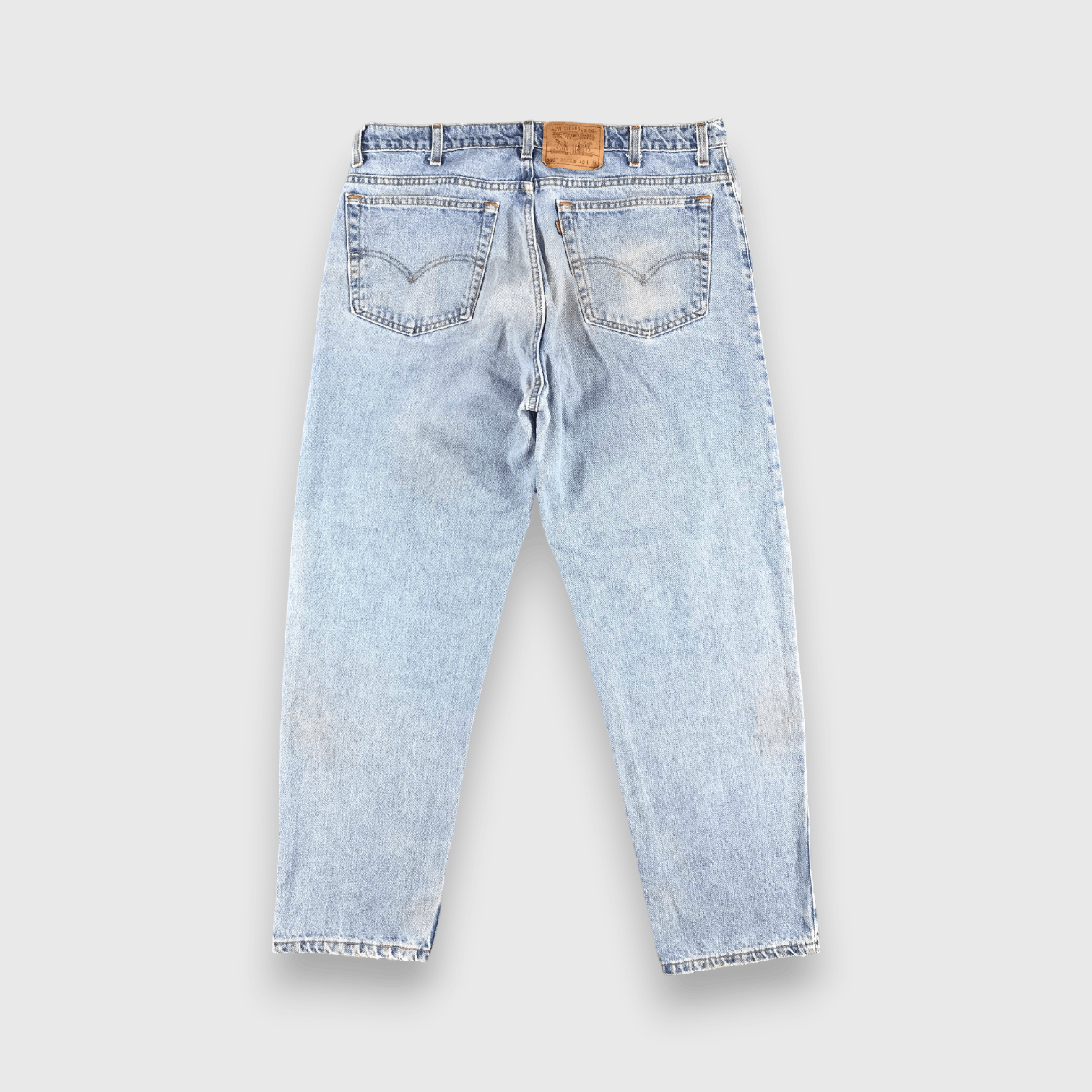 Levi's Vintage 90s Light Wash Levis 550 Jeans-J1982 Size US 39 - 2 Thumbnail