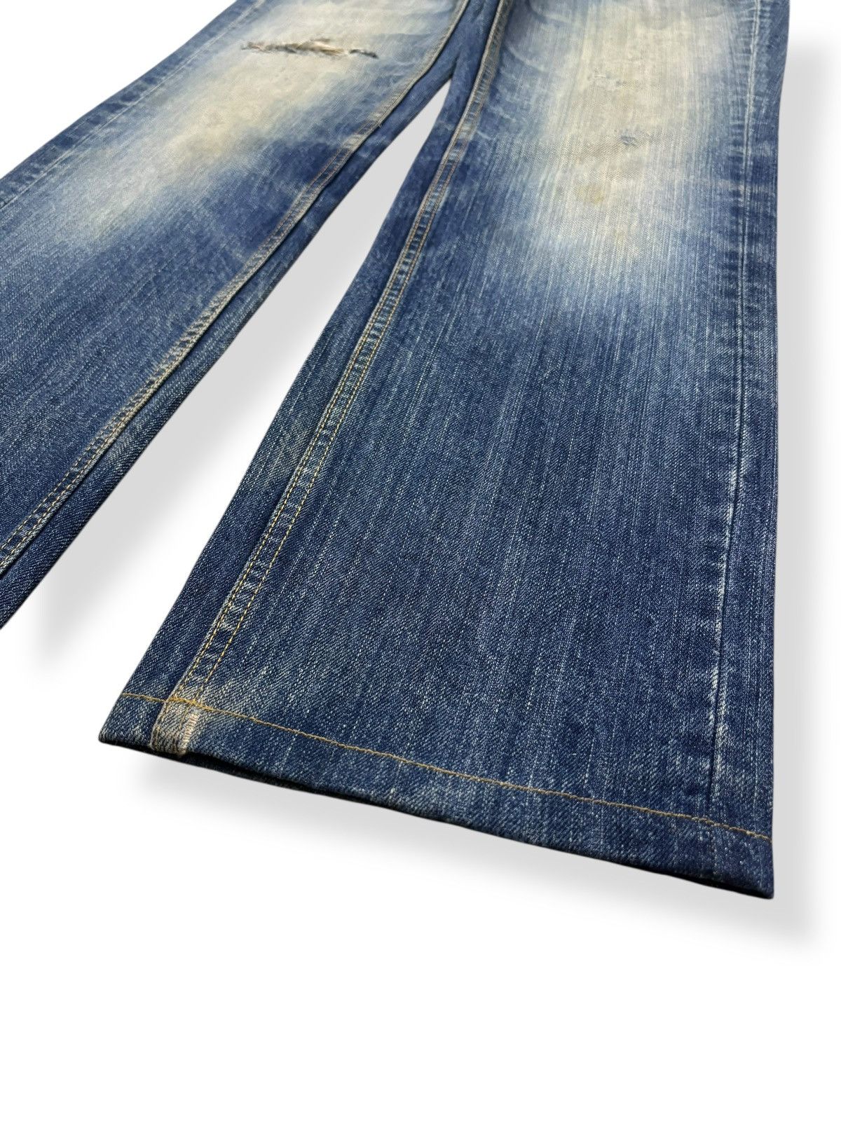 Studio D'Artisan Vintage Studio D’Artisan Studded Distressed Punk Jeans Size US 32 / EU 48 - 9 Thumbnail