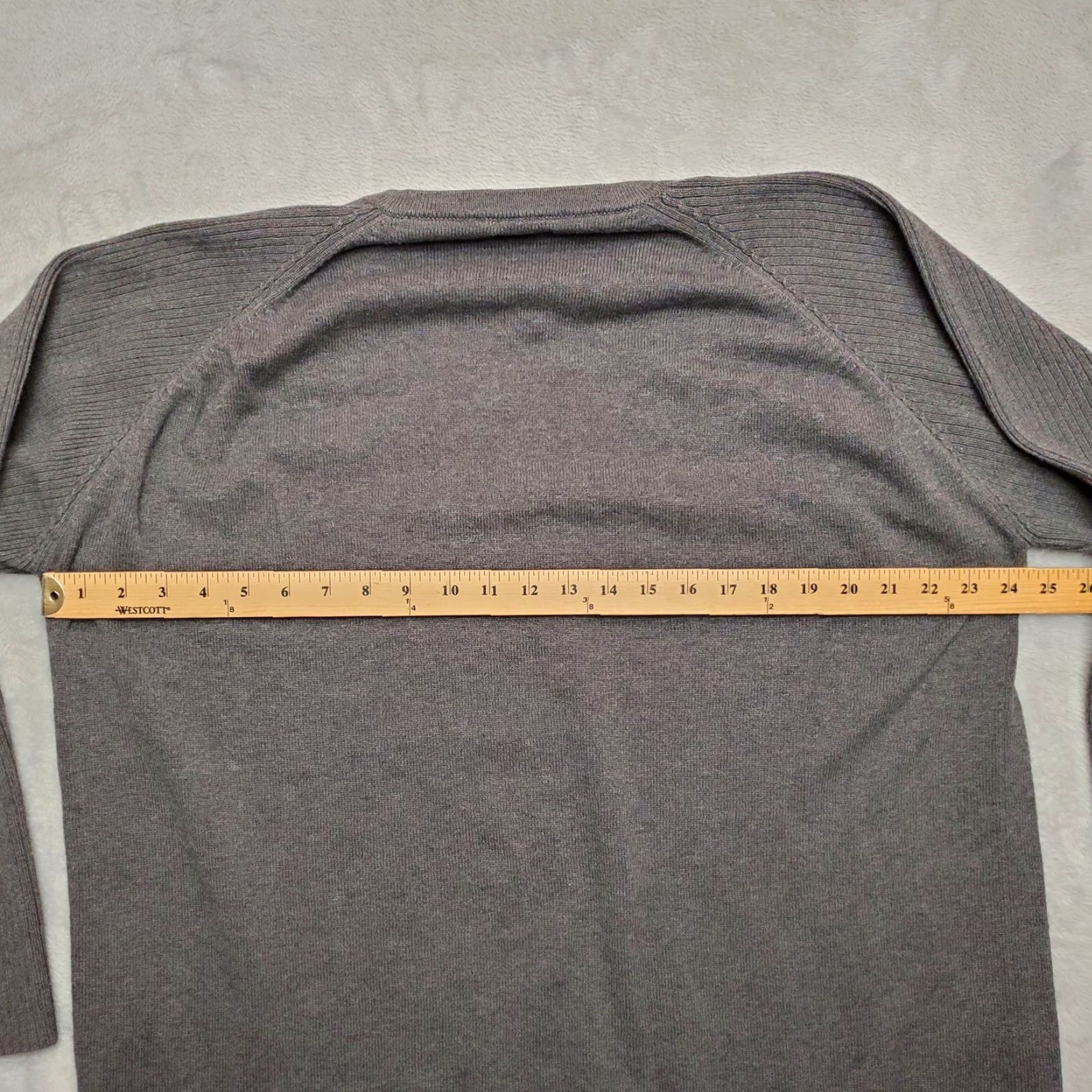 Vintage VINTAGE Buckle Sweater Mens 2XL Grey Lambswool Blend V-Neck Pullover Knit Casual Mens Size US XXL / EU 58 / 5 - 7 Thumbnail