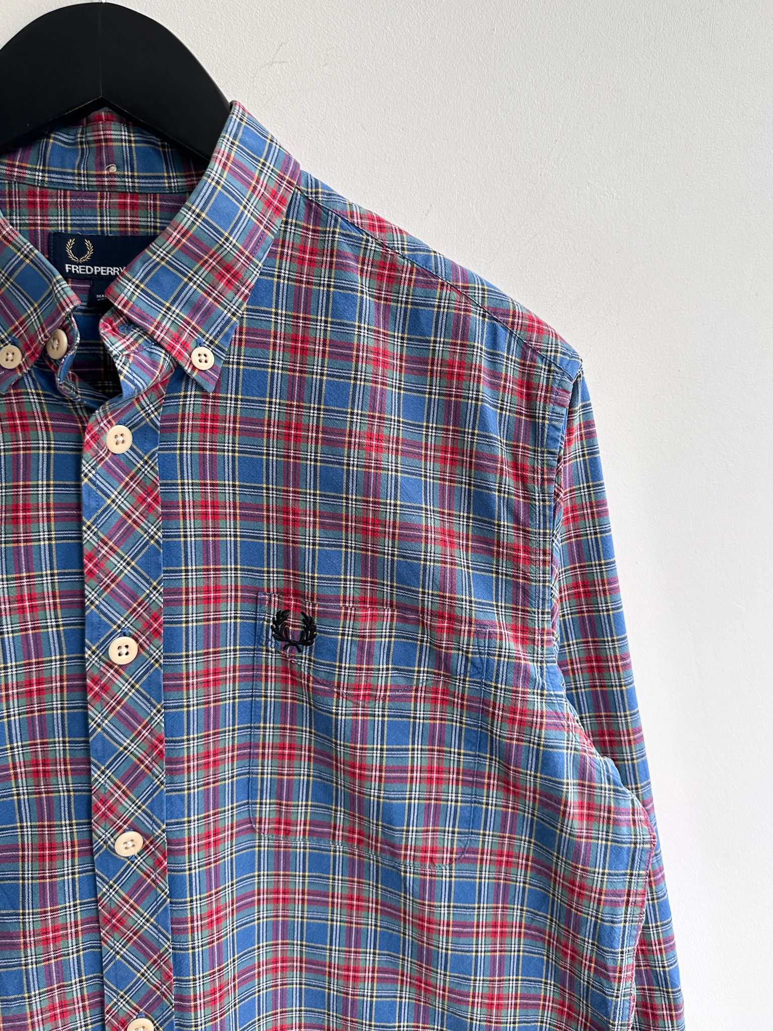 Fred Perry Fred Perry Check Shirt Button Up Size US M / EU 48-50 / 2 - 3 Thumbnail