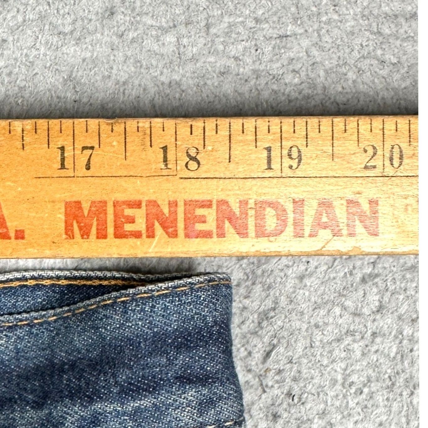 Levi's Levi 505 Jeans Mens 36X30 Blue Straight Fit 5 Pocket Red Tab Denim Size US 36 / EU 52 - 6 Thumbnail
