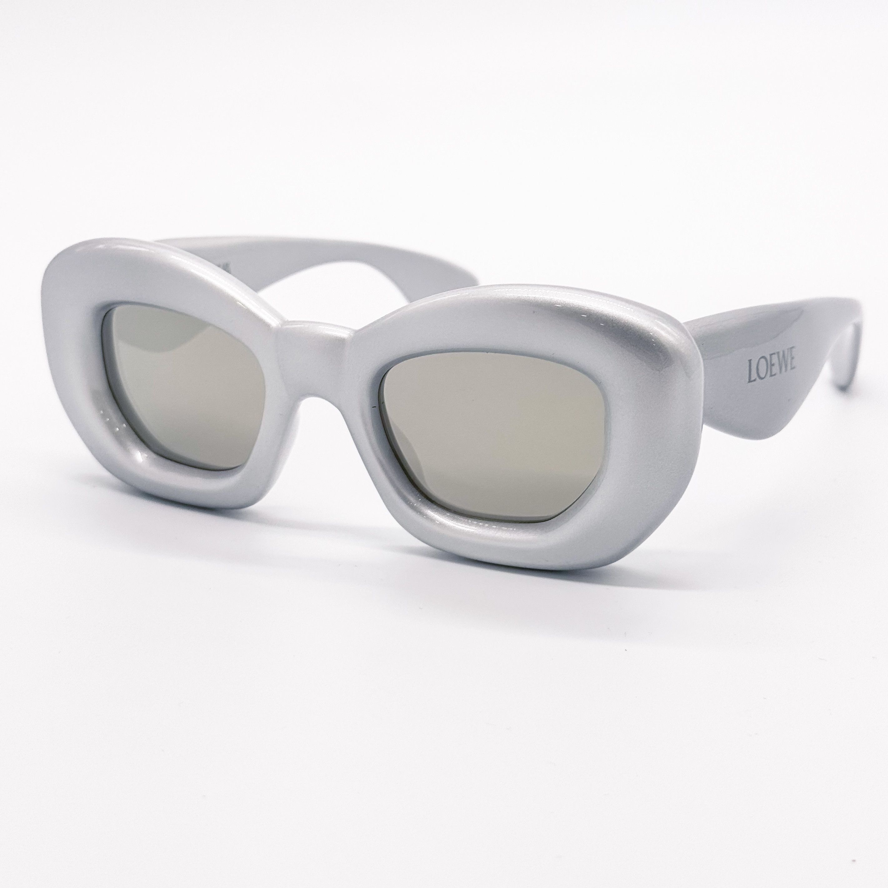 Loewe NEW LOEWE LW40117I 20C SILVER UNISEX SUNGLASSES LOEWE Size ONE SIZE - 2 Thumbnail