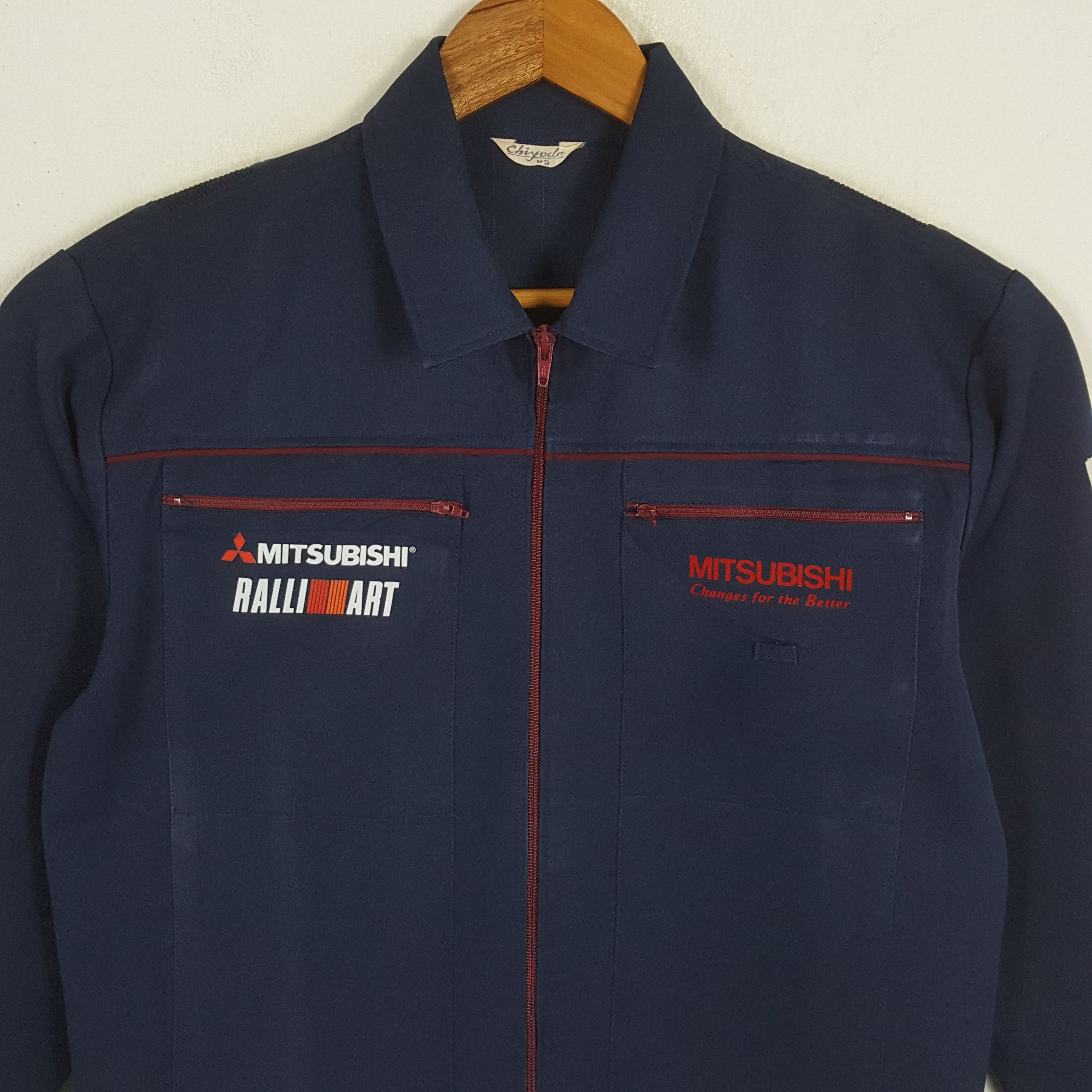 Japanese Brand × Rainbow × Vintage Vintage MITSUBISHI RALLI ART Japanese Racing Custom Jacket Size US M / EU 48-50 / 2 - 4 Thumbnail