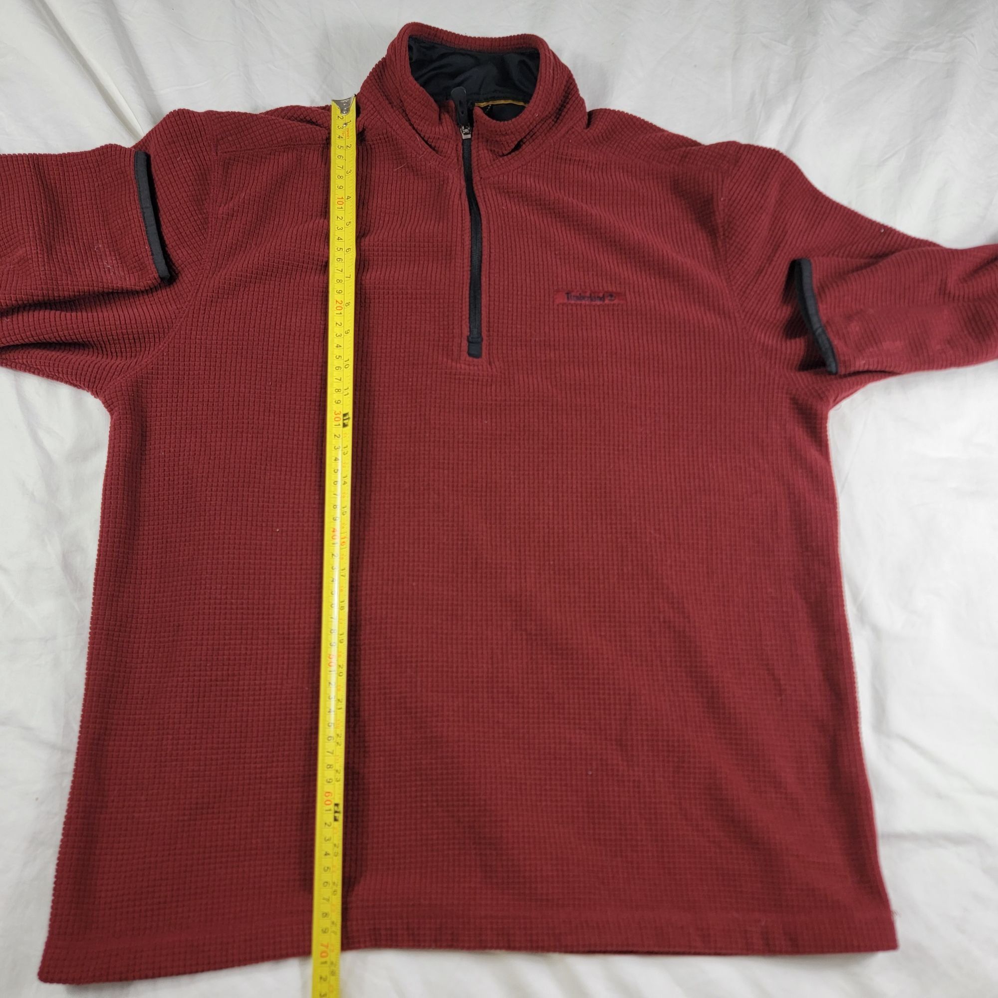 Timberland Timberland Mens Large Red 1/4 Zip Pullover Sweater Casual Ou Size US L / EU 52-54 / 3 - 7 Thumbnail