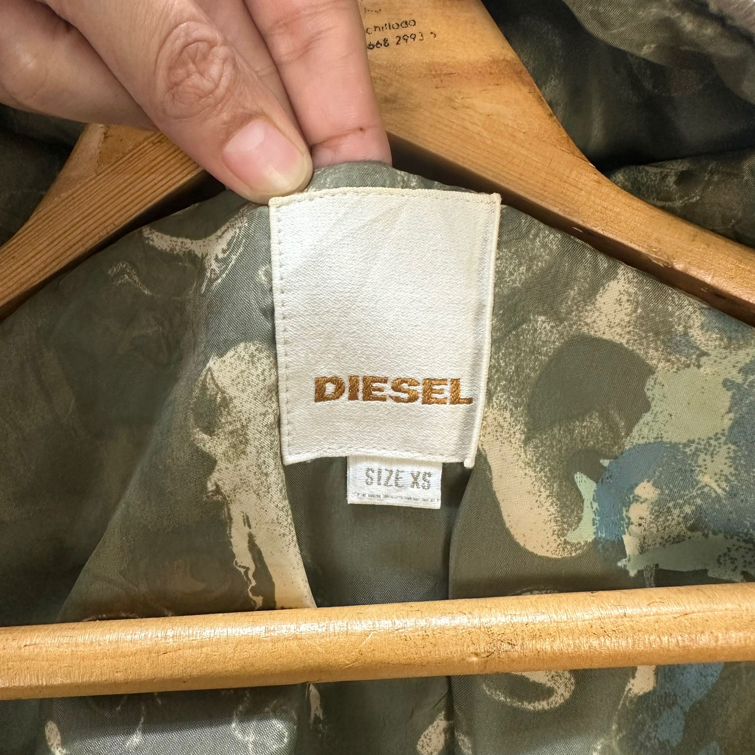 Diesel DIESEL NICE DESIGN HOODED CROPPED JACKET #7931-190 Size XS / US 0-2 / IT 36-38 - 12 Thumbnail