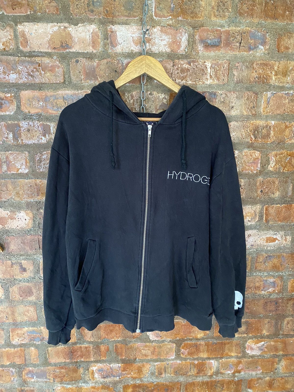 HYDROGEN HYDROGEN CC Chanel parody logo skull hoodie Size US L / EU 52-54 / 3 - 5 Thumbnail