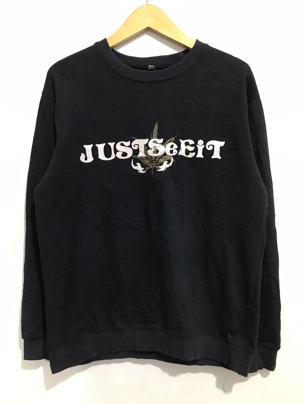 Japanese Brand Just see it poem Marijuana Sweatshirt Size US L / EU 52-54 / 3 - 1 Thumbnail