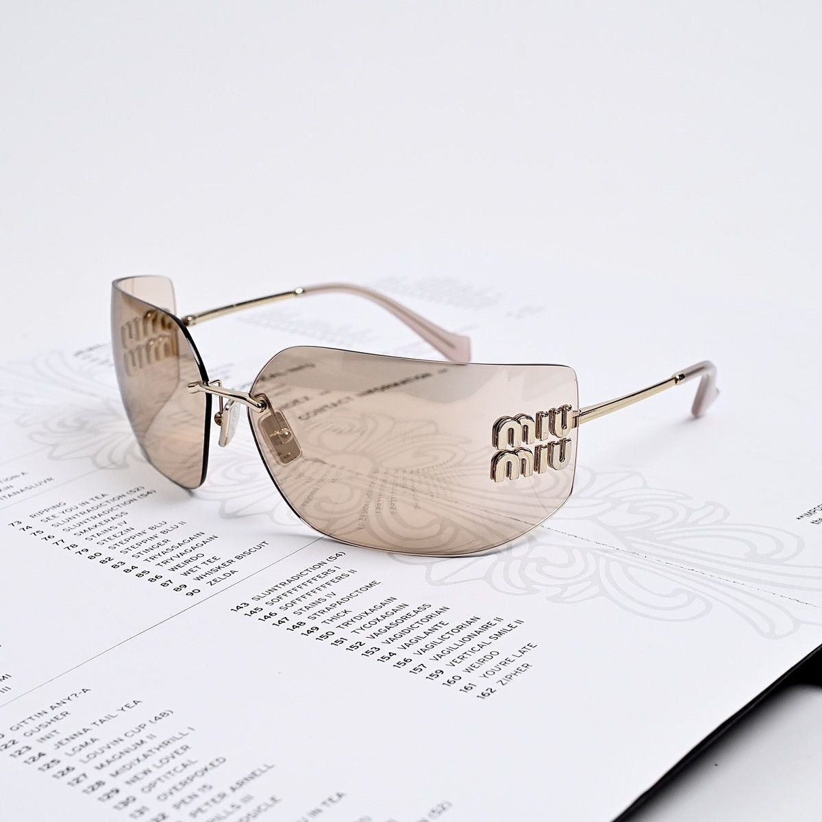Miu Miu MIU MIU 0MU 54YS SUNGLASSES Size ONE SIZE - 1 Thumbnail