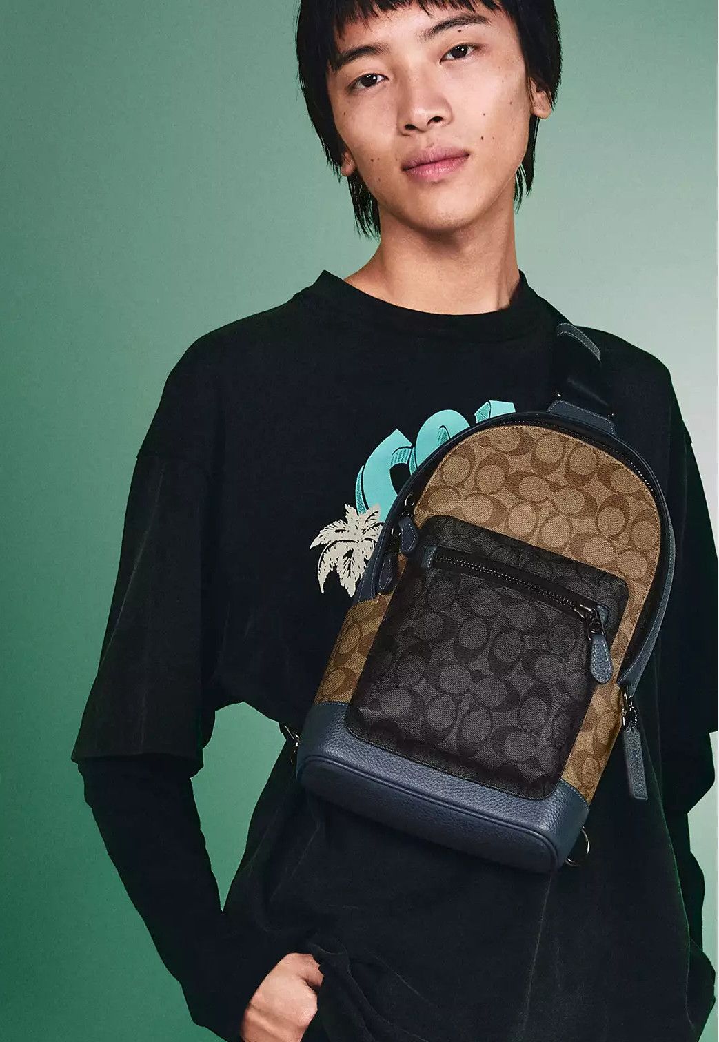 Coach West Pack In Colorblock With Signature Canvas CT813 | Grailed