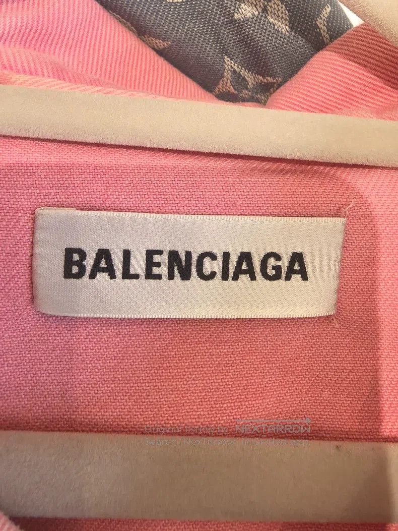 Balenciaga Balenciaga Pink Denim Jacket Size 4XL / US 24-26 - 3 Thumbnail