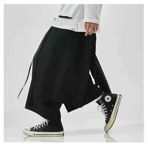 Designer × Japanese Brand Japanese style loose cropped trousers Size US 30 / EU 46 - 3 Thumbnail