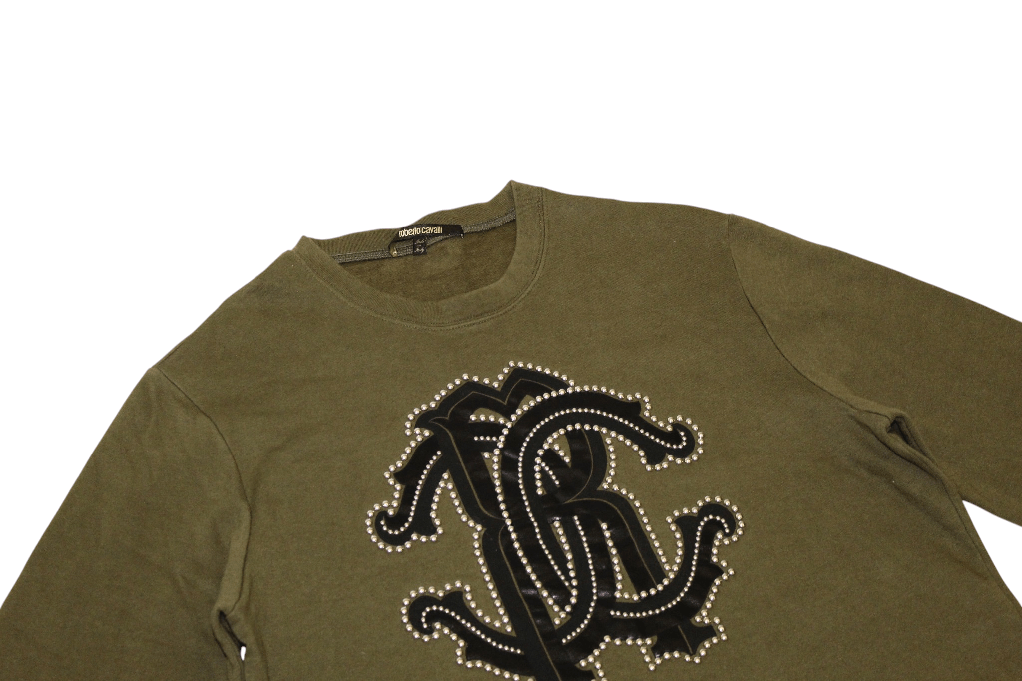 Roberto Cavalli Roberto Cavalli Big Logo Application Trim Sweatshirt Size US L / EU 52-54 / 3 - 3 Thumbnail
