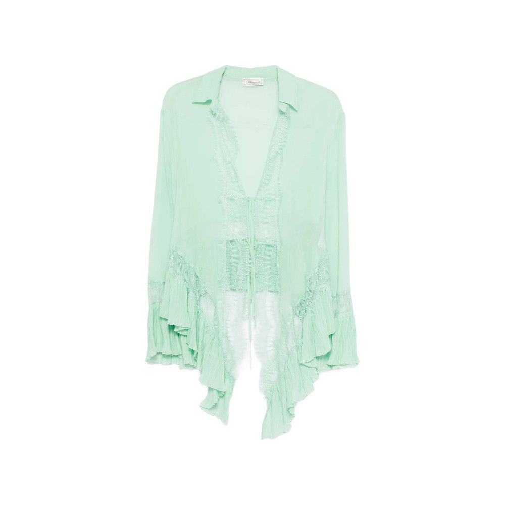 Blumarine Blumarine GREEN Tops - Blouses Size M / US 6-8 / IT 42-44 - 1 Thumbnail