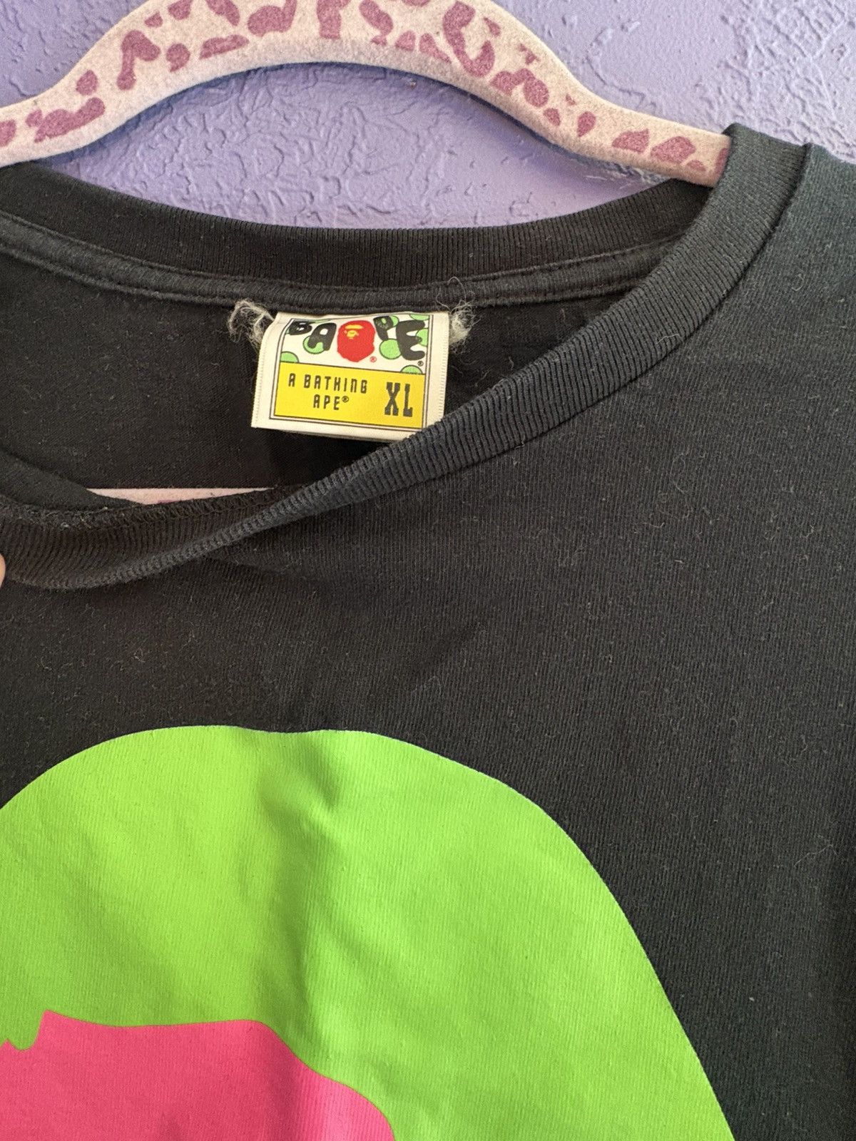 Bape Bape neon tee Size US XL / EU 56 / 4 - 3 Thumbnail