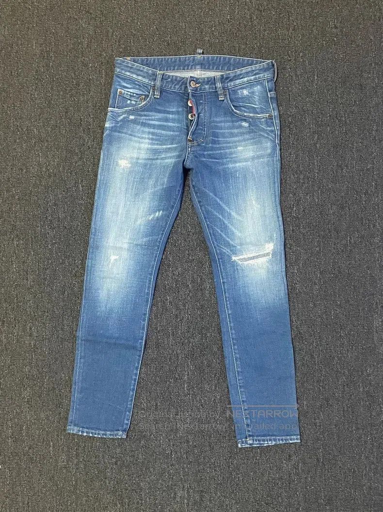 Dsquared2 DSquared2 Light Wash Distressed Denim Jeans. Size US 44 / EU 60 - 2 Thumbnail