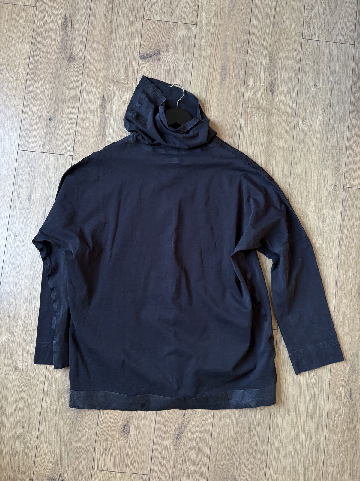 Other Barbara Alan Avant Garde Black Hooded Sweatshirt Robe Size US S / EU 44-46 / 1 - 15 Thumbnail