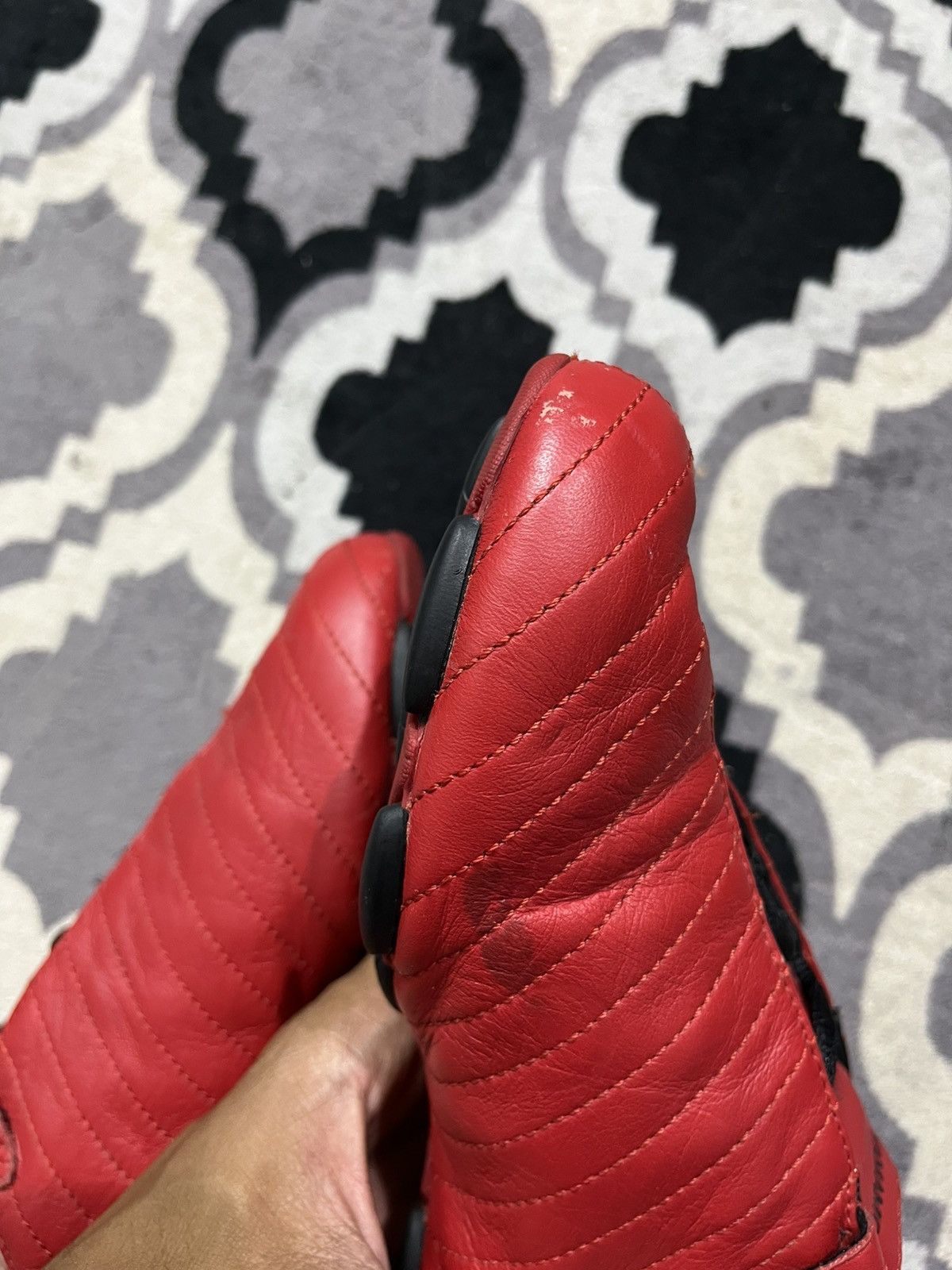 Yohji Yamamoto Red blood leather sneakers Size US 5 / EU 37 - 7 Thumbnail