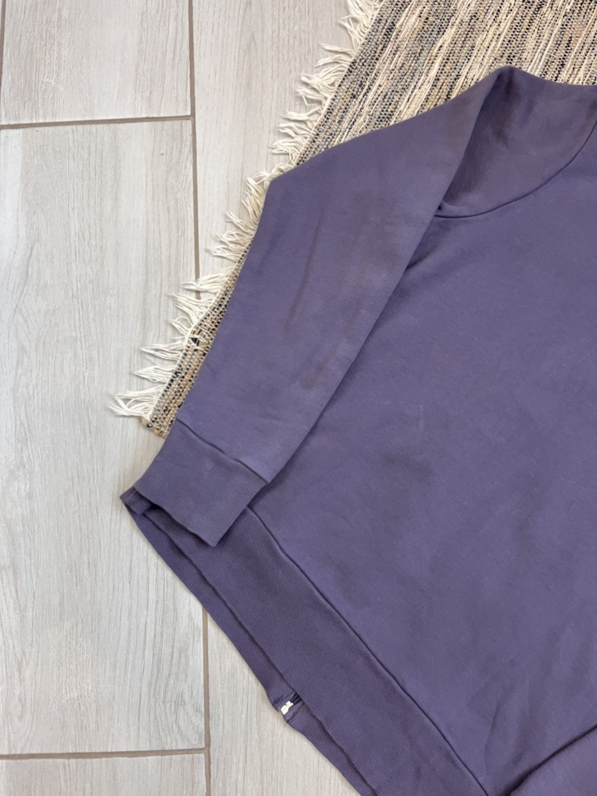 Nike × Vintage Vintage Nike zip Sweatshirt purple minimalistic sportswear Size US XL / EU 56 / 4 - 11 Thumbnail