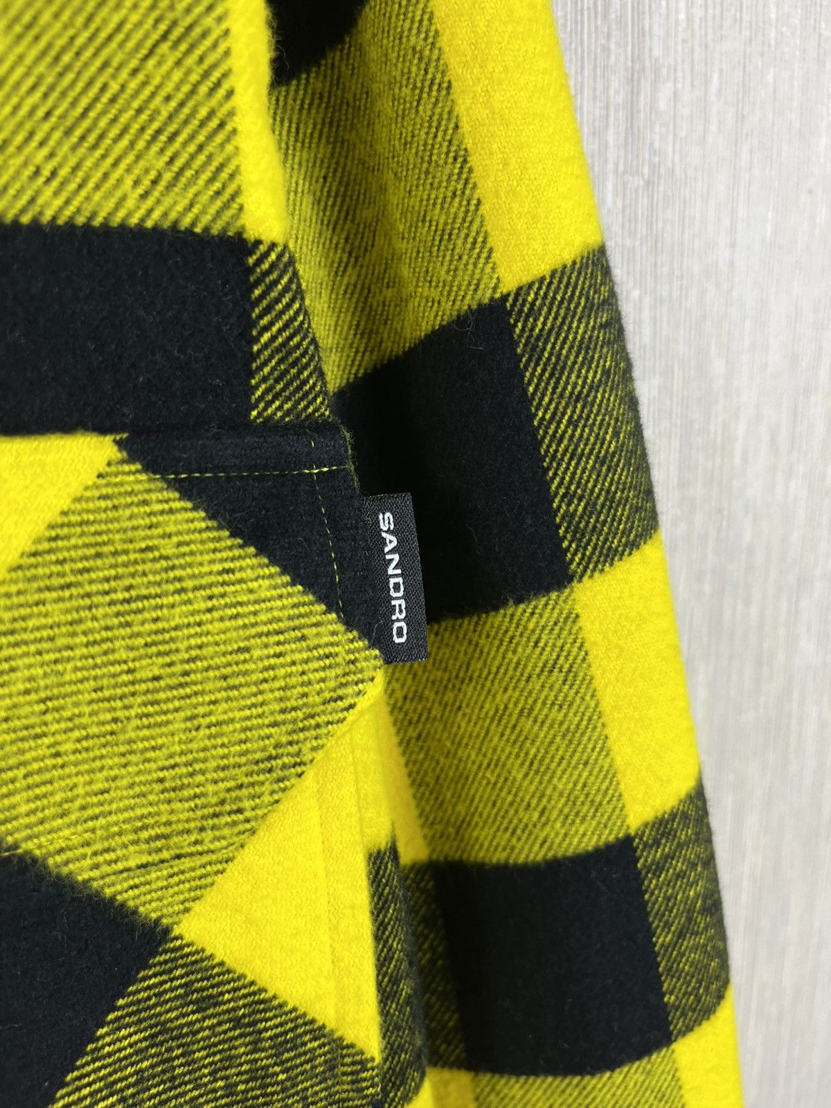 Designer × Sandro Sandro Paris checked flannel shirt jacket plaid Size US S / EU 44-46 / 1 - 9 Thumbnail