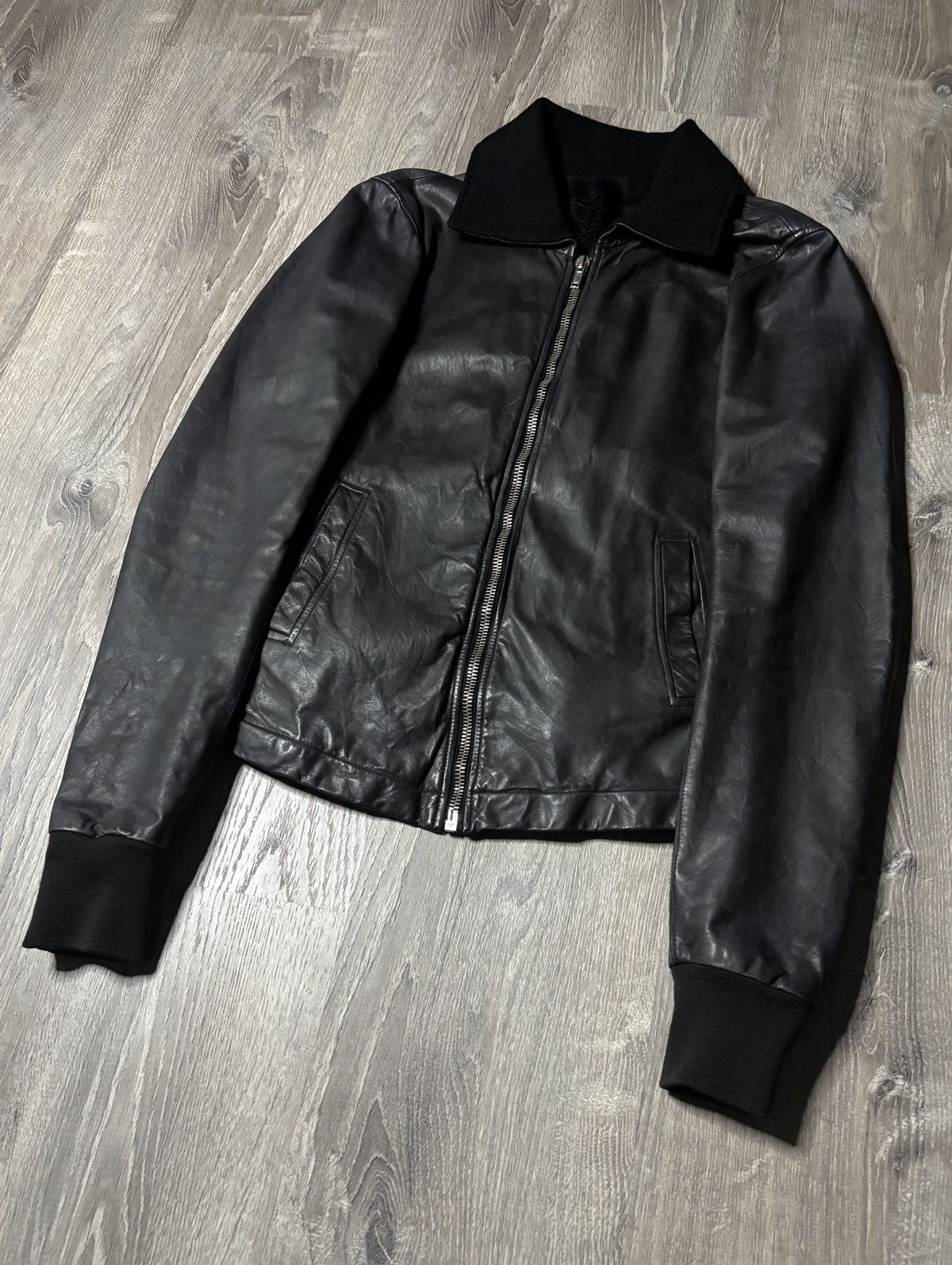 Rick Owens rick owens fw08 "stag" leather jacket Size US S / EU 44-46 / 1 - 3 Thumbnail