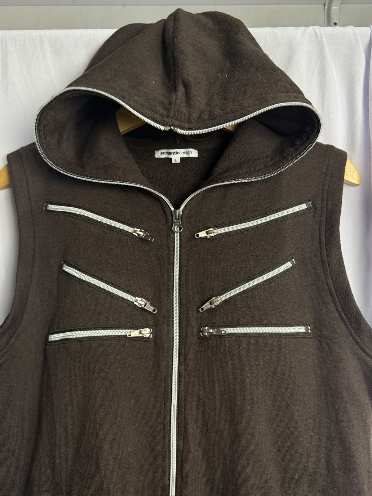 semanticdesign semanticdesign hoodie sleeveless multi zipper Size US M / EU 48-50 / 2 - 3 Thumbnail