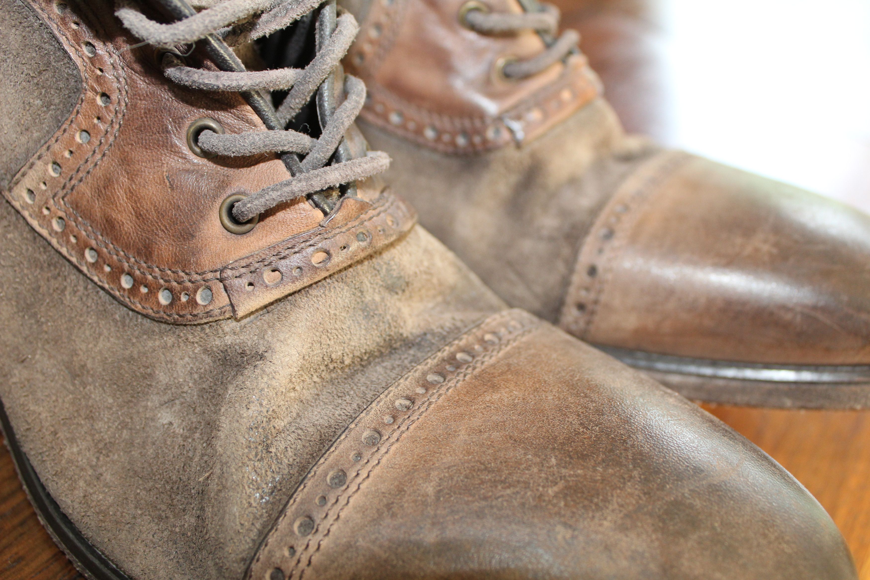 John Varvatos Varvatos 2132 VIP Cap Toe Boots – Fall 2013, Made in Italy ( Size US 11 / EU 44 - 7 Thumbnail