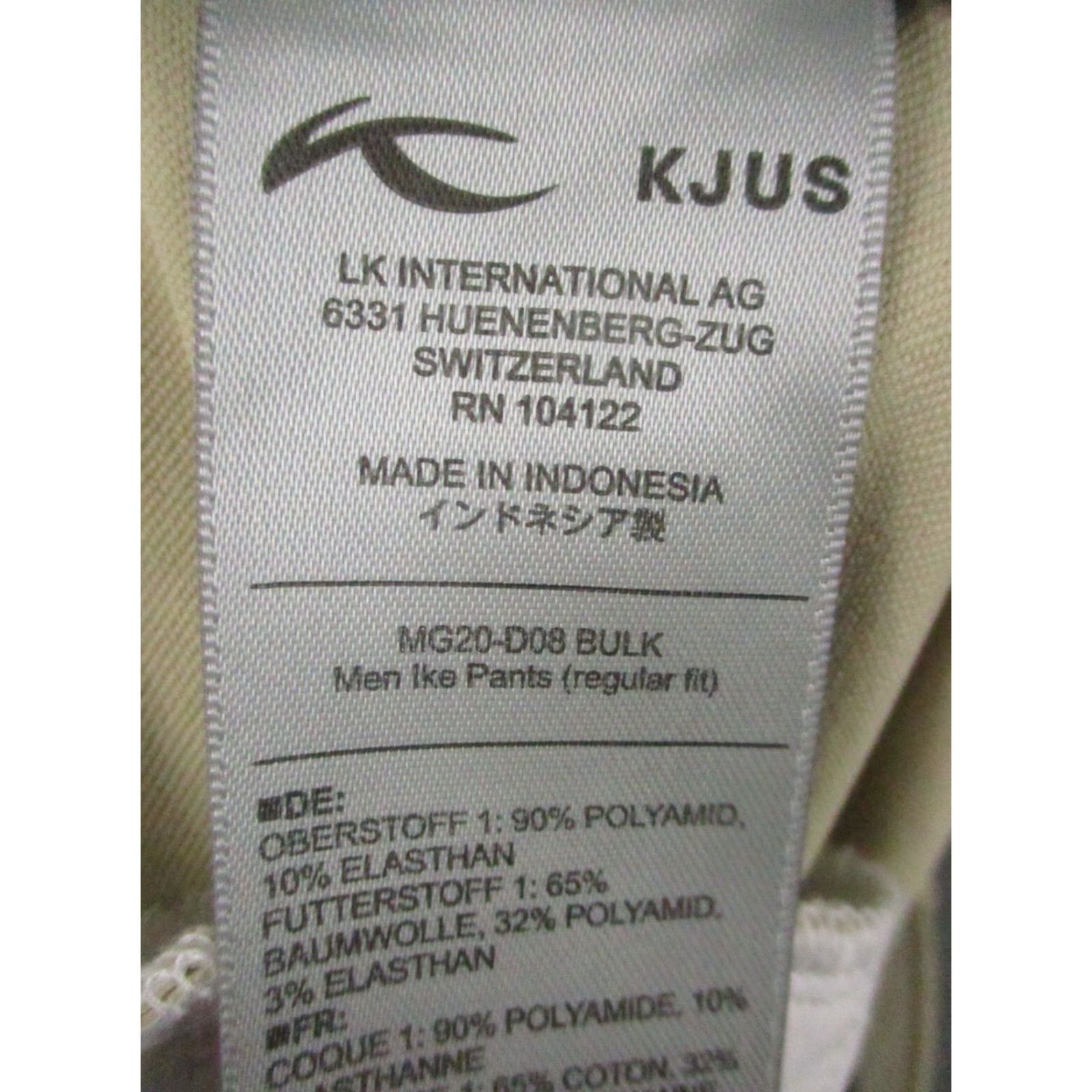 KJUS KJUS Pants Mens 33x29 Khaki Golf Performance Regular Fit Chino Size US 33 - 4 Thumbnail