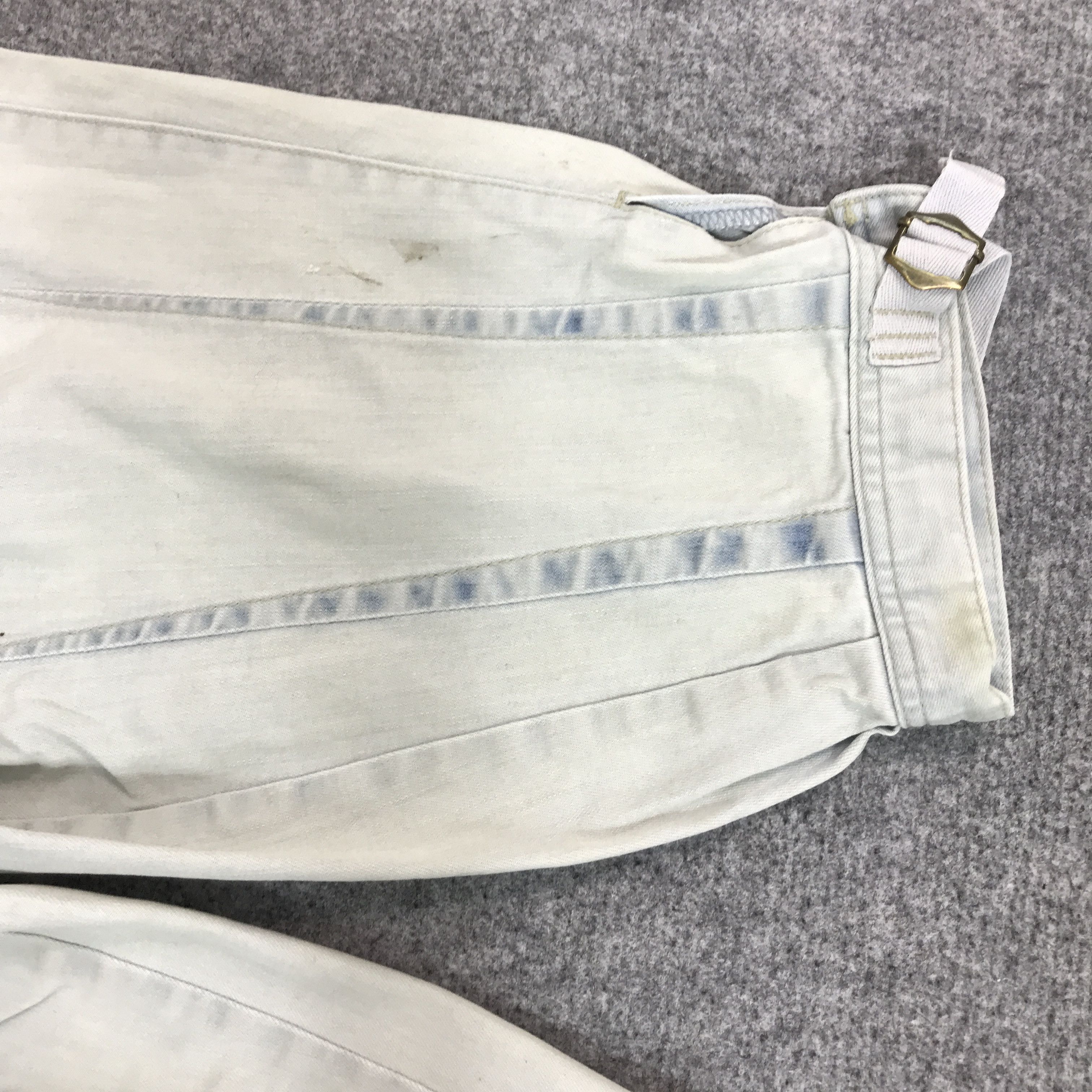 Japanese Brand BALLON PANTS PURPLE&YELLOW WIDE DENIM PANTS Size US 28 / EU 44 - 12 Thumbnail