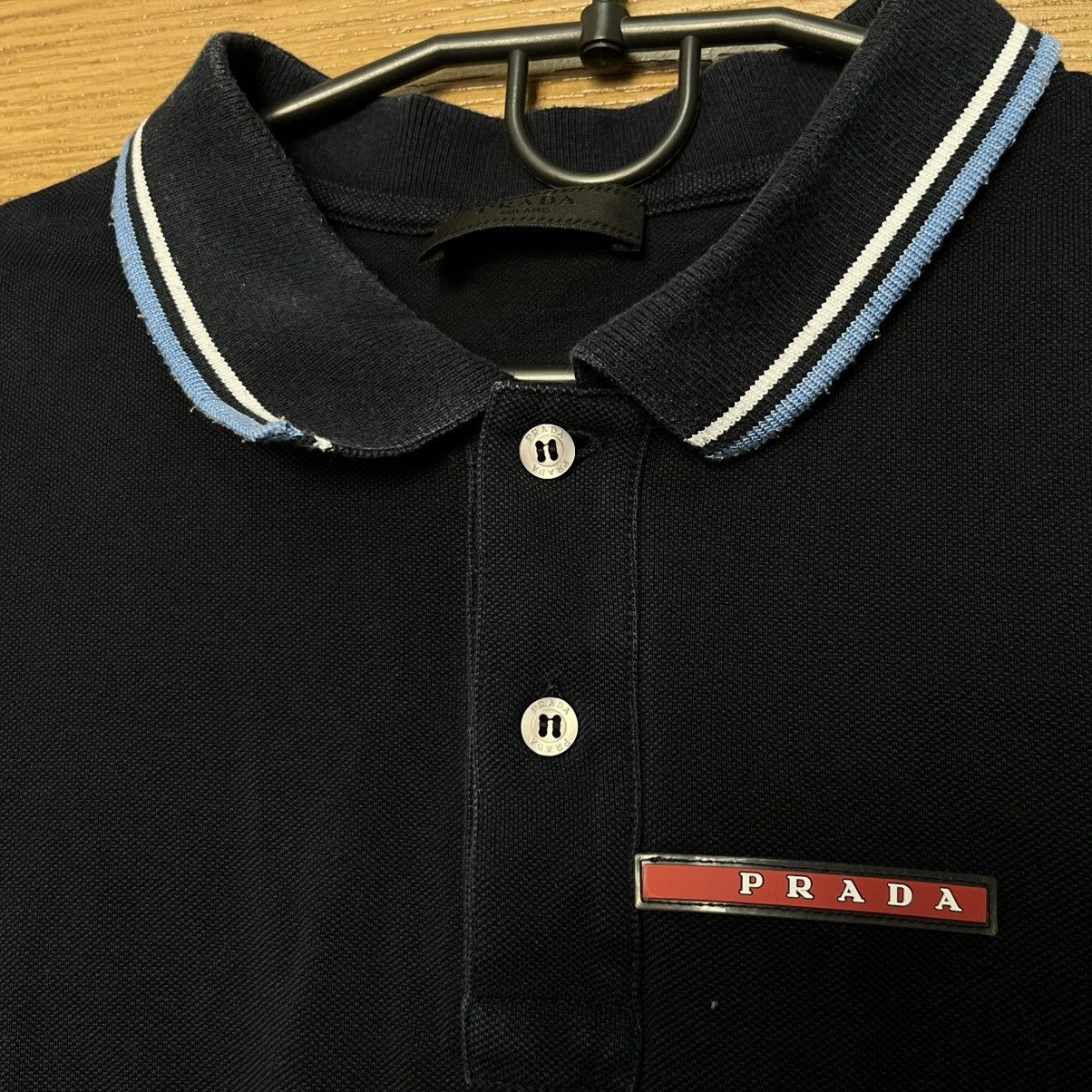 Prada Vintage Prada Polo T-Shirt Luxury Size US XXL / EU 58 / 5 - 4 Thumbnail