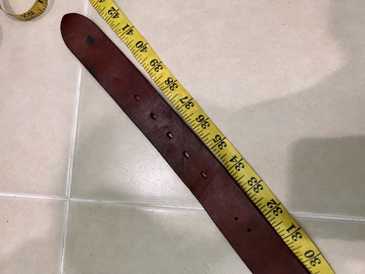 Genuine Leather Japanese Brand Leather Buckle Belt Size ONE SIZE - 8 Thumbnail