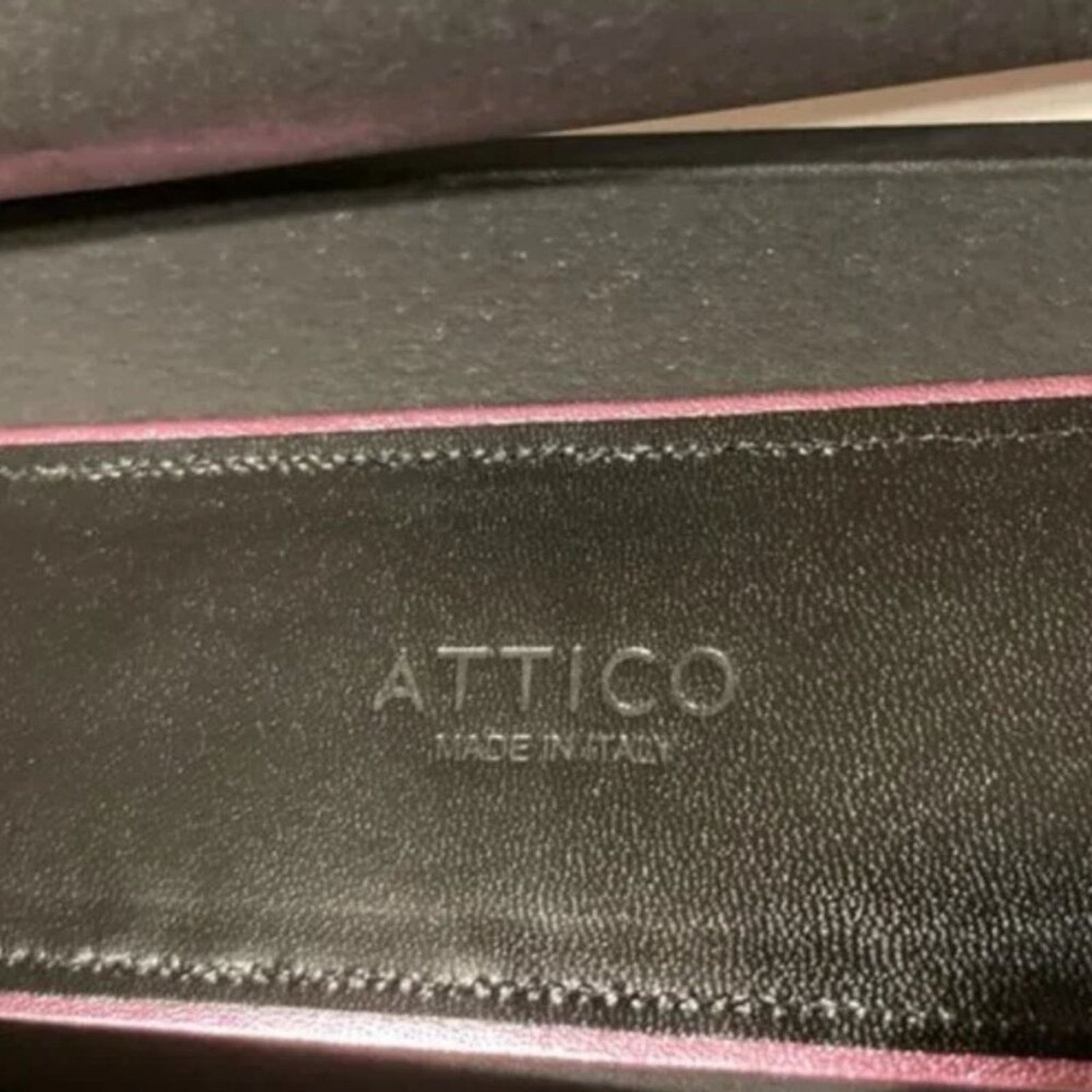 The Attico The Attico pair of Faux leather bracelets pink Size ONE SIZE - 3 Thumbnail