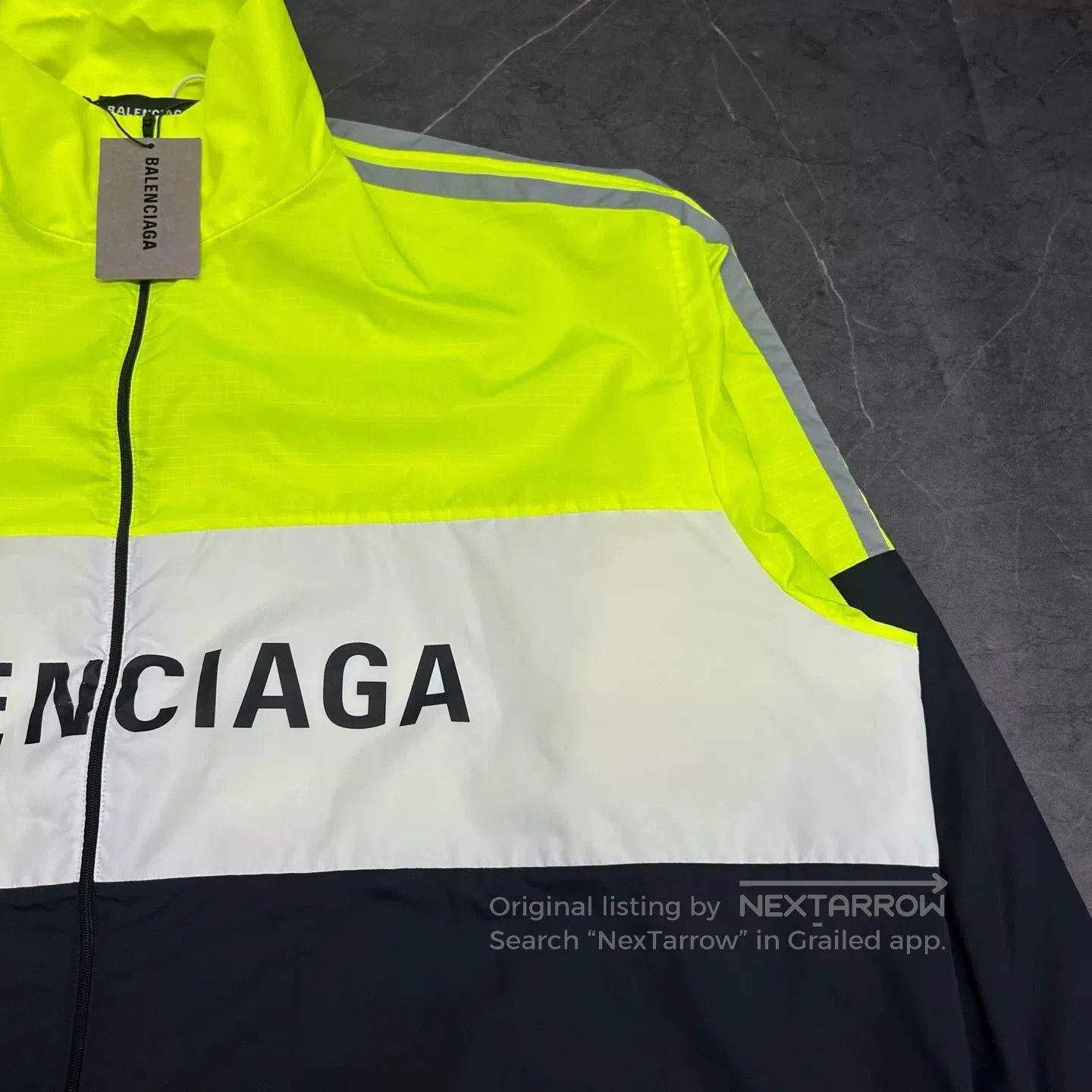 Balenciaga Balenciaga Fluorescent Yellow Windbreaker. Size US M / EU 48-50 / 2 - 3 Thumbnail
