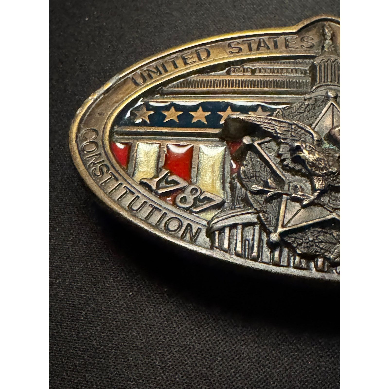 Other Vintage Heavy USA Bicentennial Numbered Belt Buckle Size ONE SIZE - 4 Thumbnail