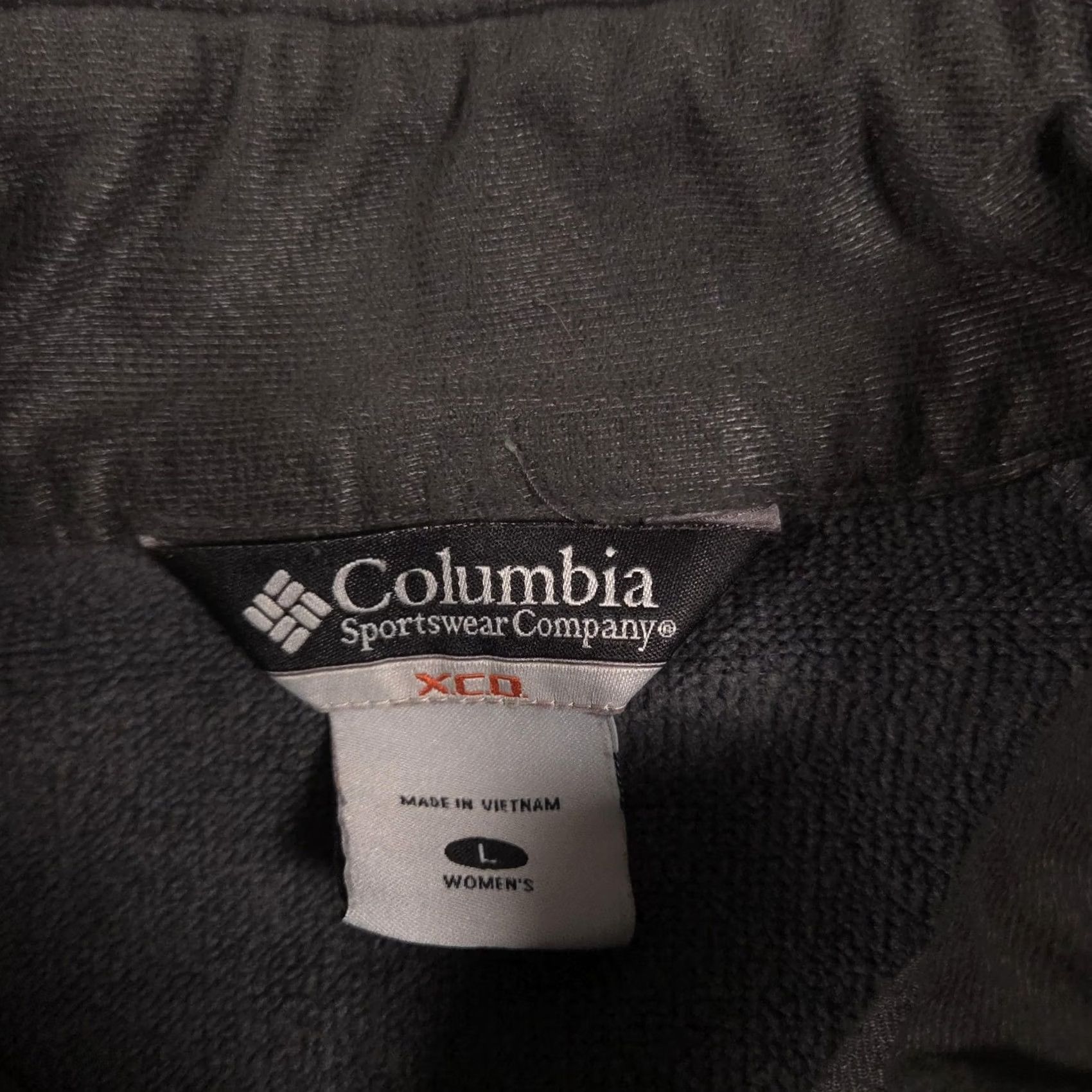 Layer 8 Columbia Fleece Jacket Womens Large Gray Full Zip Outdoor Hiking Layer Warm Size L / US 10 / IT 46 - 7 Thumbnail