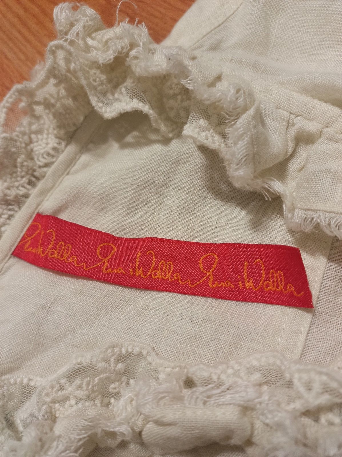 Designer Ewa i Walla Linen Beige Designer Blouse Jacket Size S Size S / US 4 / IT 40 - 6 Thumbnail