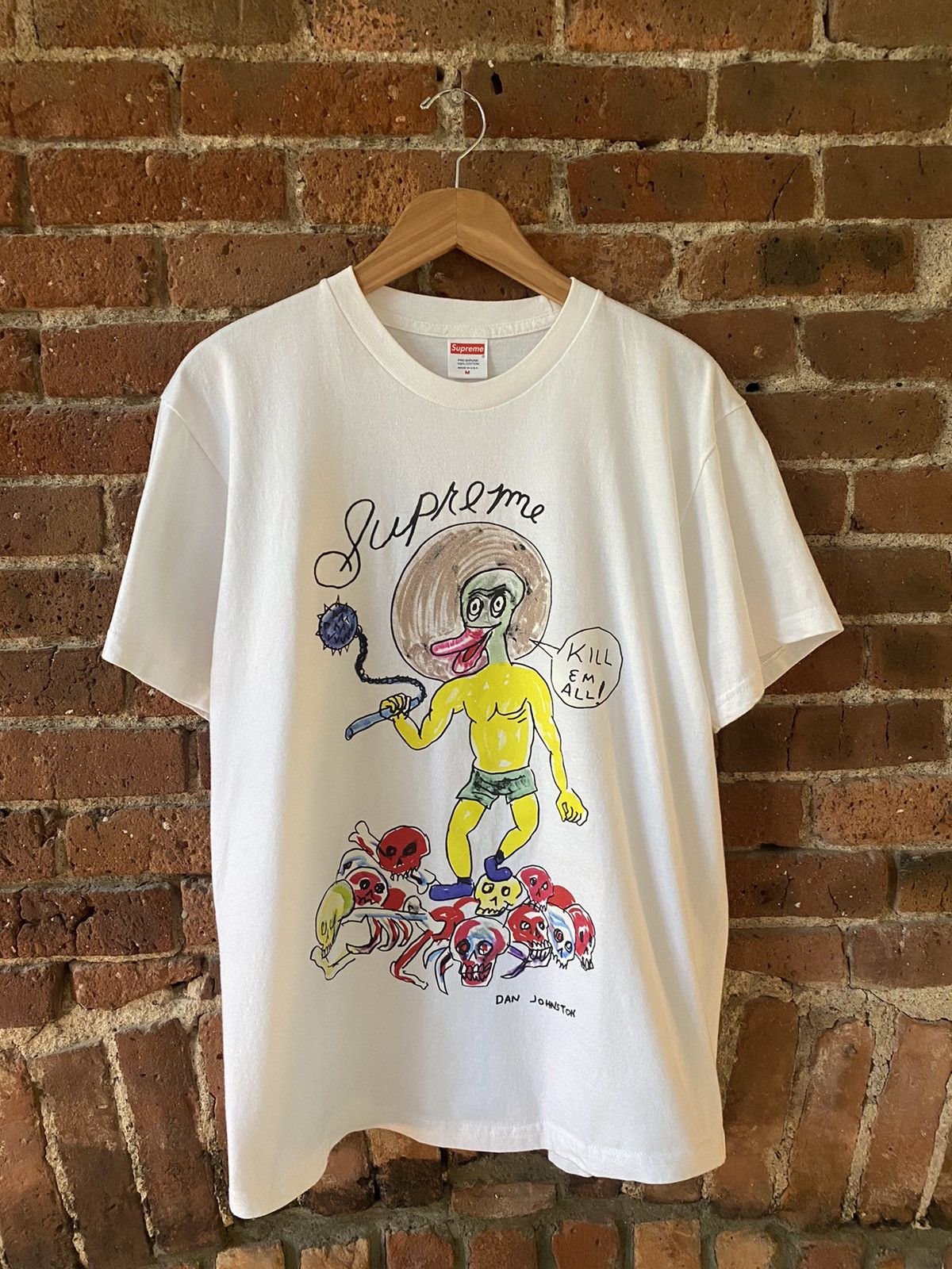 Supreme Supreme Daniel Johnston Kill Em All Tee Size US M / EU 48-50 / 2 - 1 Thumbnail