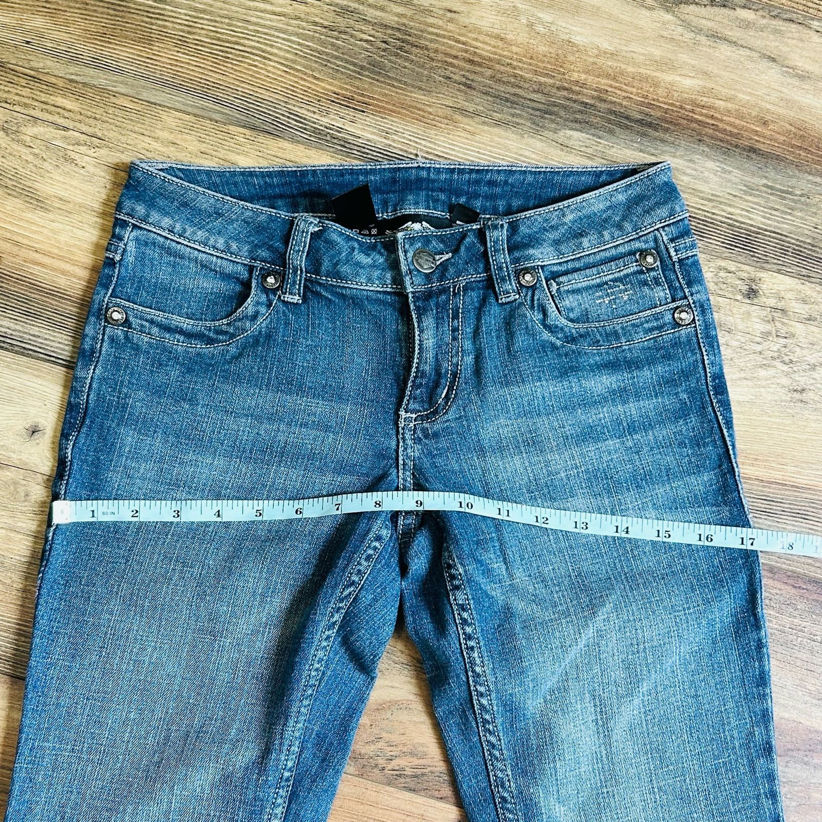 Y2k harley davidson low buy waist jeans